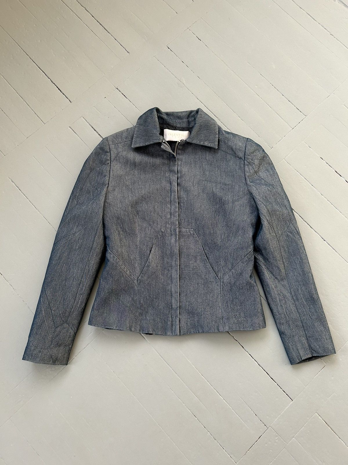 image of Valentino Denim Jacket, Women's (Size Small)