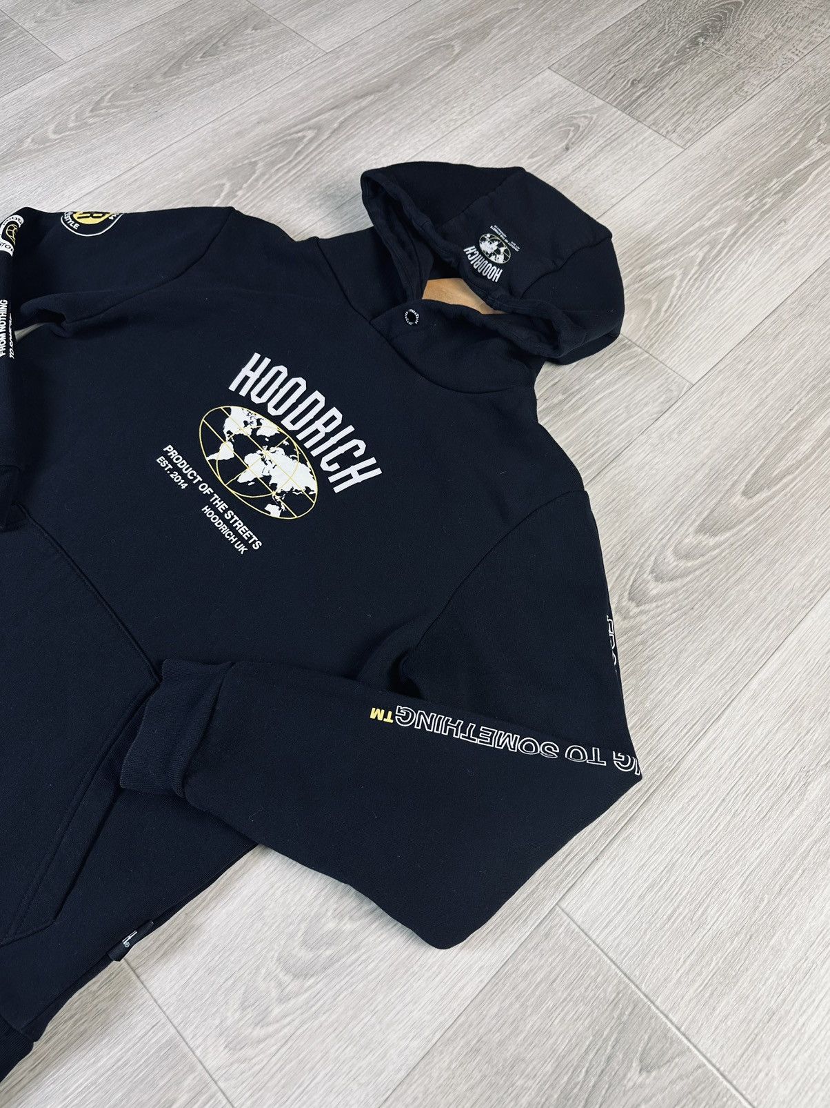 Hoodrich × Trapstar London Hoodrich Big Logo Black Hoodie Size US M / EU 48-50 / 2 - 4 Thumbnail