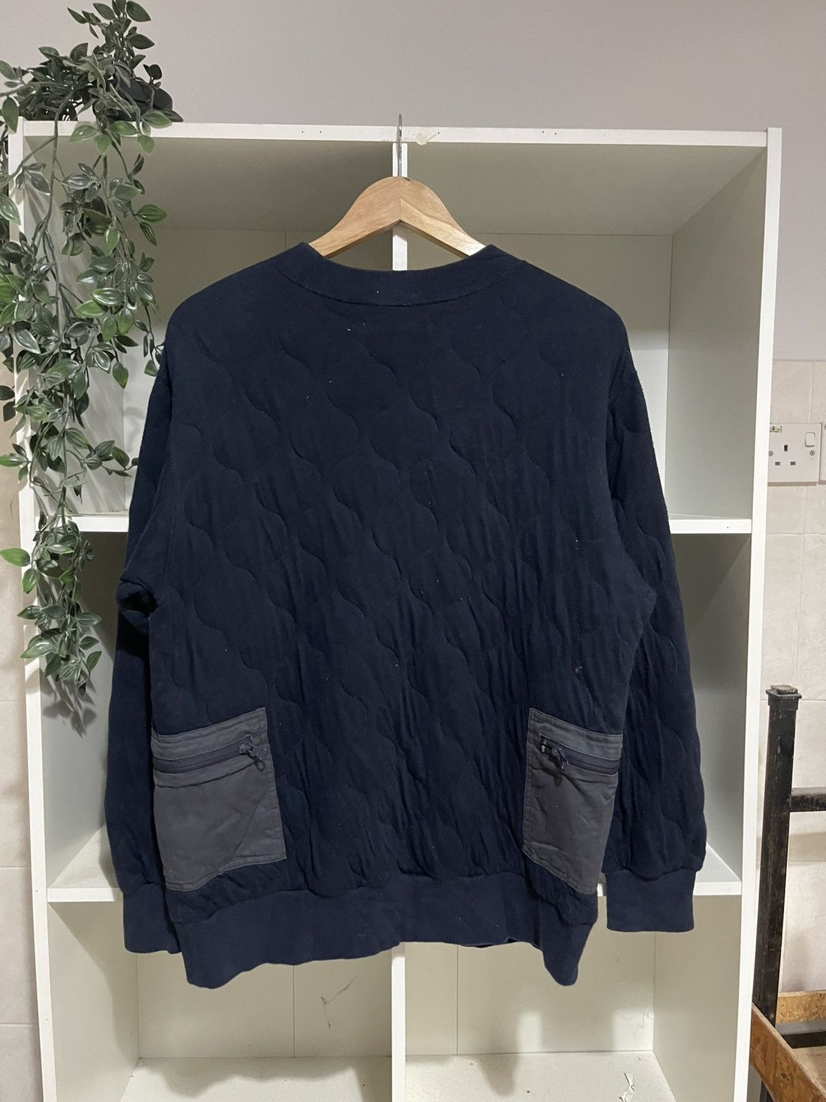 Japanese Brand Camp Service Quilted Sweater Size US L / EU 52-54 / 3 - 2 Thumbnail