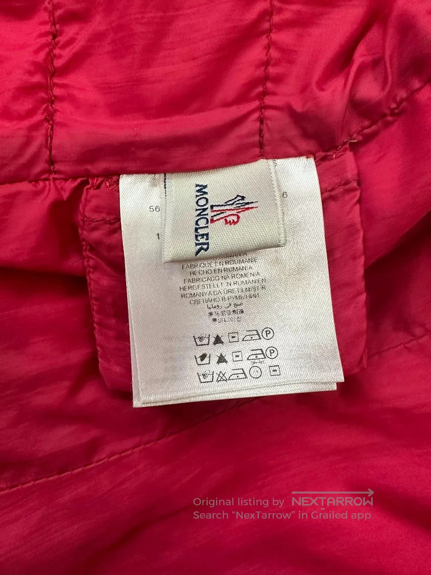Moncler Moncler Red Zip Jacket. Size S / US 4 / IT 40 - 5 Thumbnail