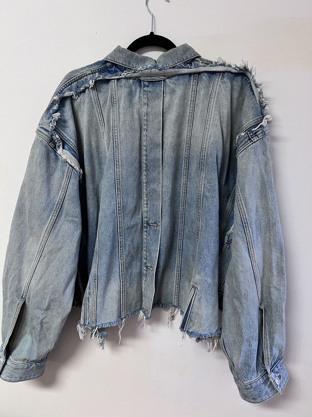 Balenciaga Balenciaga Lost Tape Reconstructed denim jacket Size US M / EU 48-50 / 2 - 2 Thumbnail