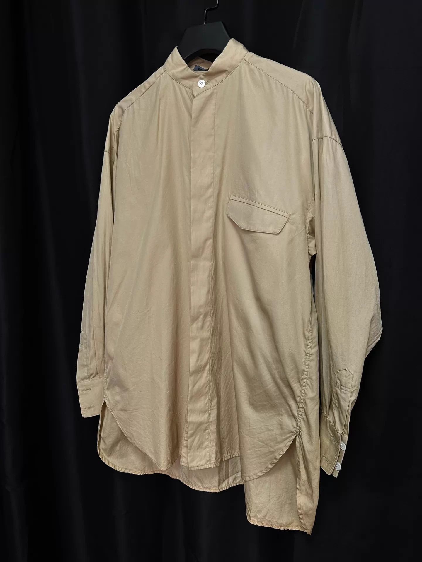 Issey Miyake Issey Miyake '80s Light Chestnut Unisex Collared Shirt Size US M / EU 48-50 / 2 - 4 Thumbnail