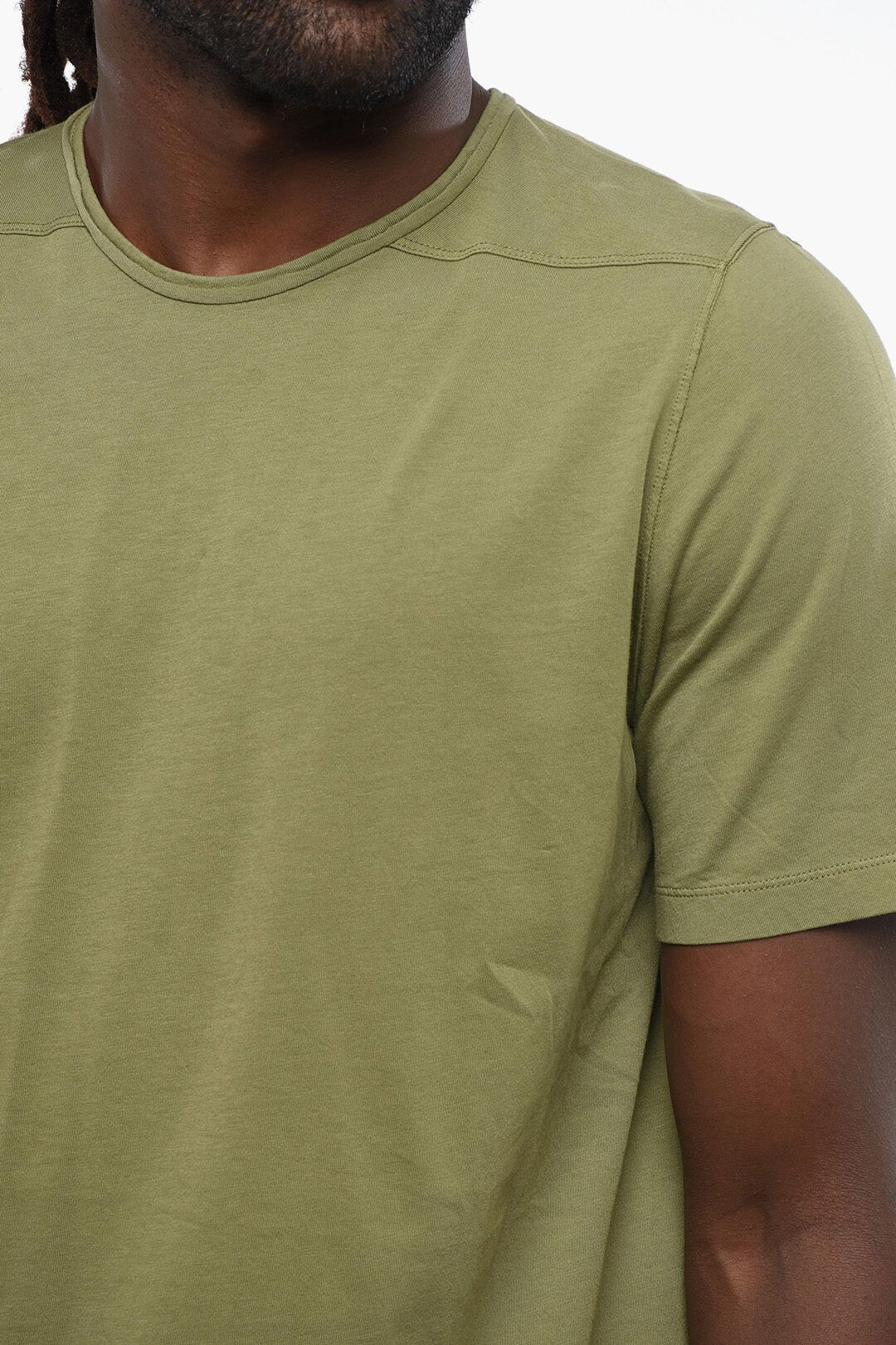 Rick Owens og1mm1025 Crewneck T-Shirt in Green Size US S / EU 44-46 / 1 - 3 Thumbnail
