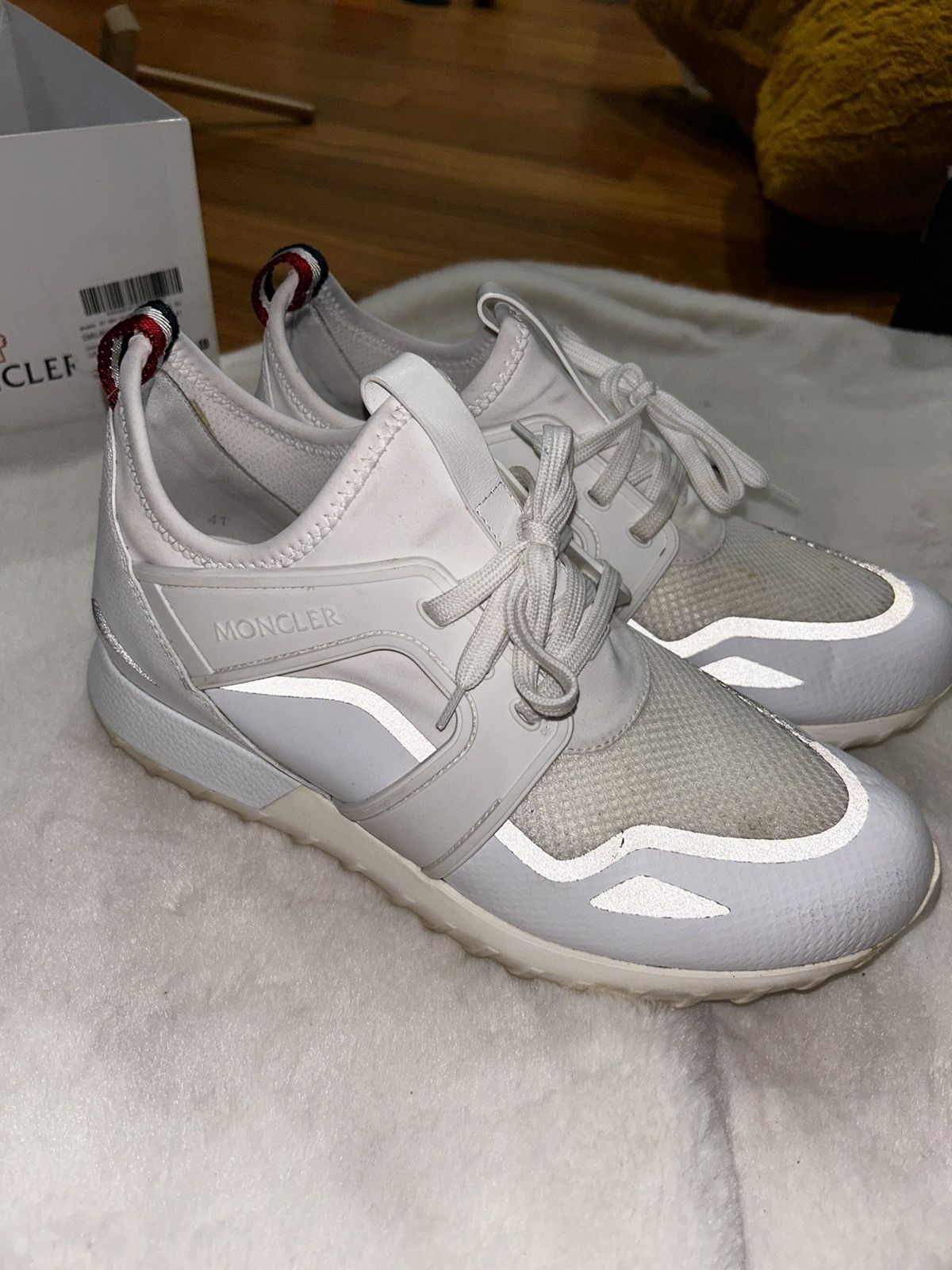 Moncler Moncler Emilen Scarpa White Size US 8 / EU 41 - 2 Thumbnail