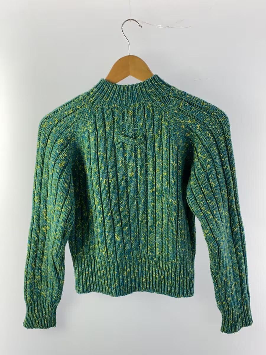 Jean Paul Gaultier Ribbed Raglan Wool Zip Knit Sweater Size XS / US 0-2 / IT 36-38 - 2 Thumbnail