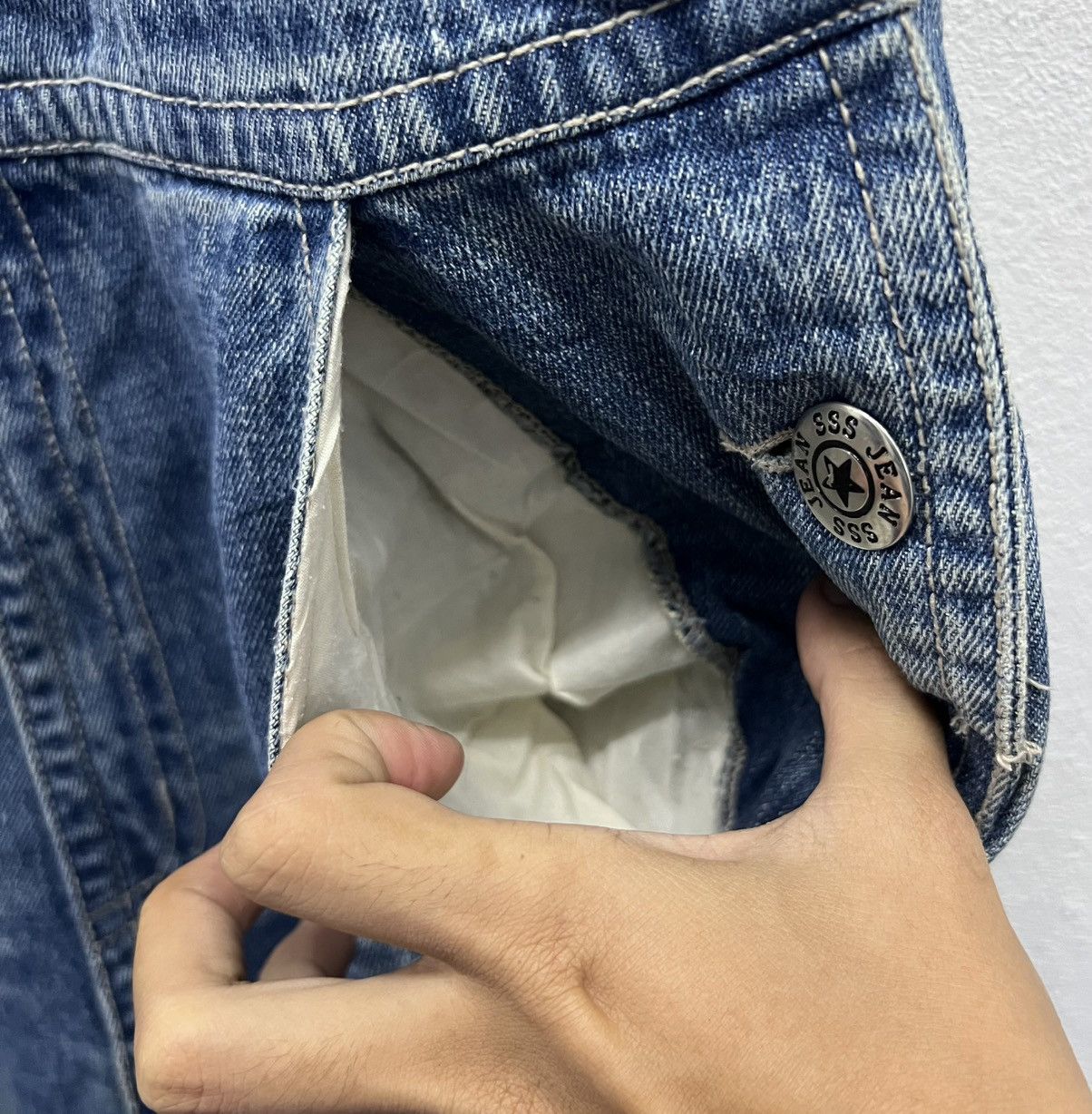 Japanese Brand × Vintage Vintage Y2K Style Japanese Denim Overalls by H.C.M.II Size L Size US 36 / EU 52 - 9 Thumbnail