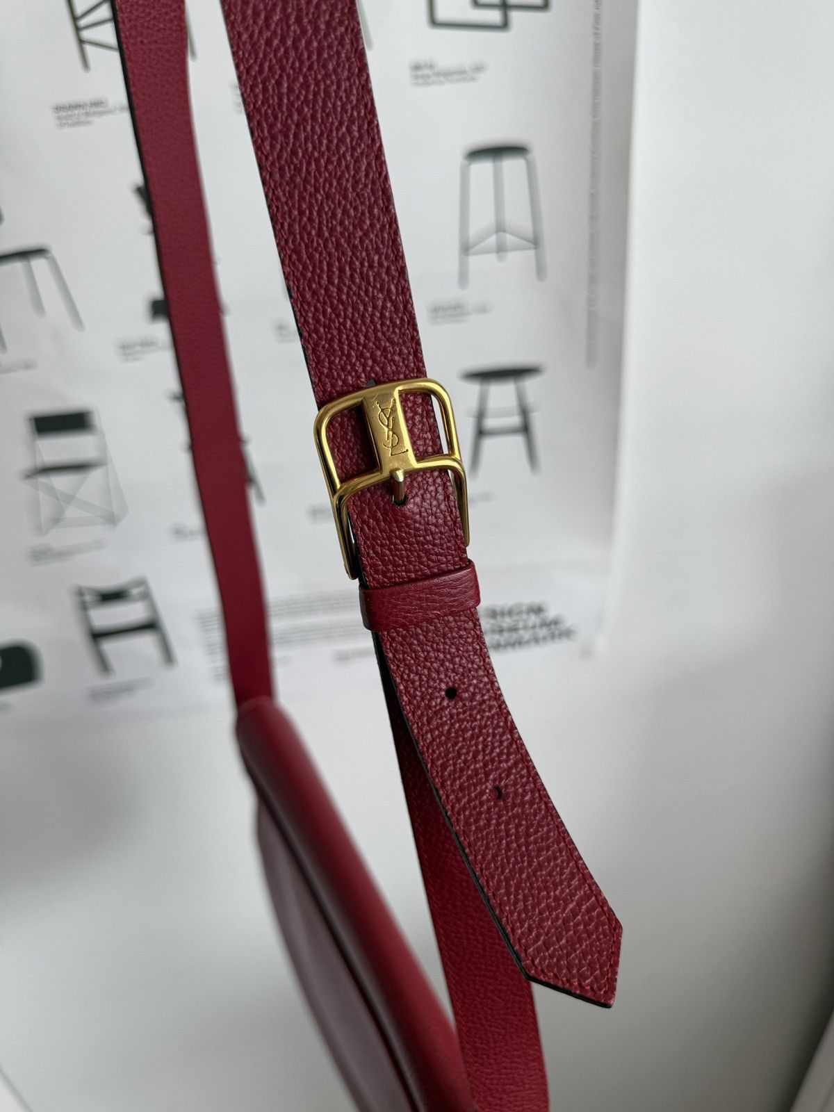 Yves Saint Laurent Vintage 90s Yves Saint Laurent YSL logo leather crossbodybag Size ONE SIZE - 7 Thumbnail