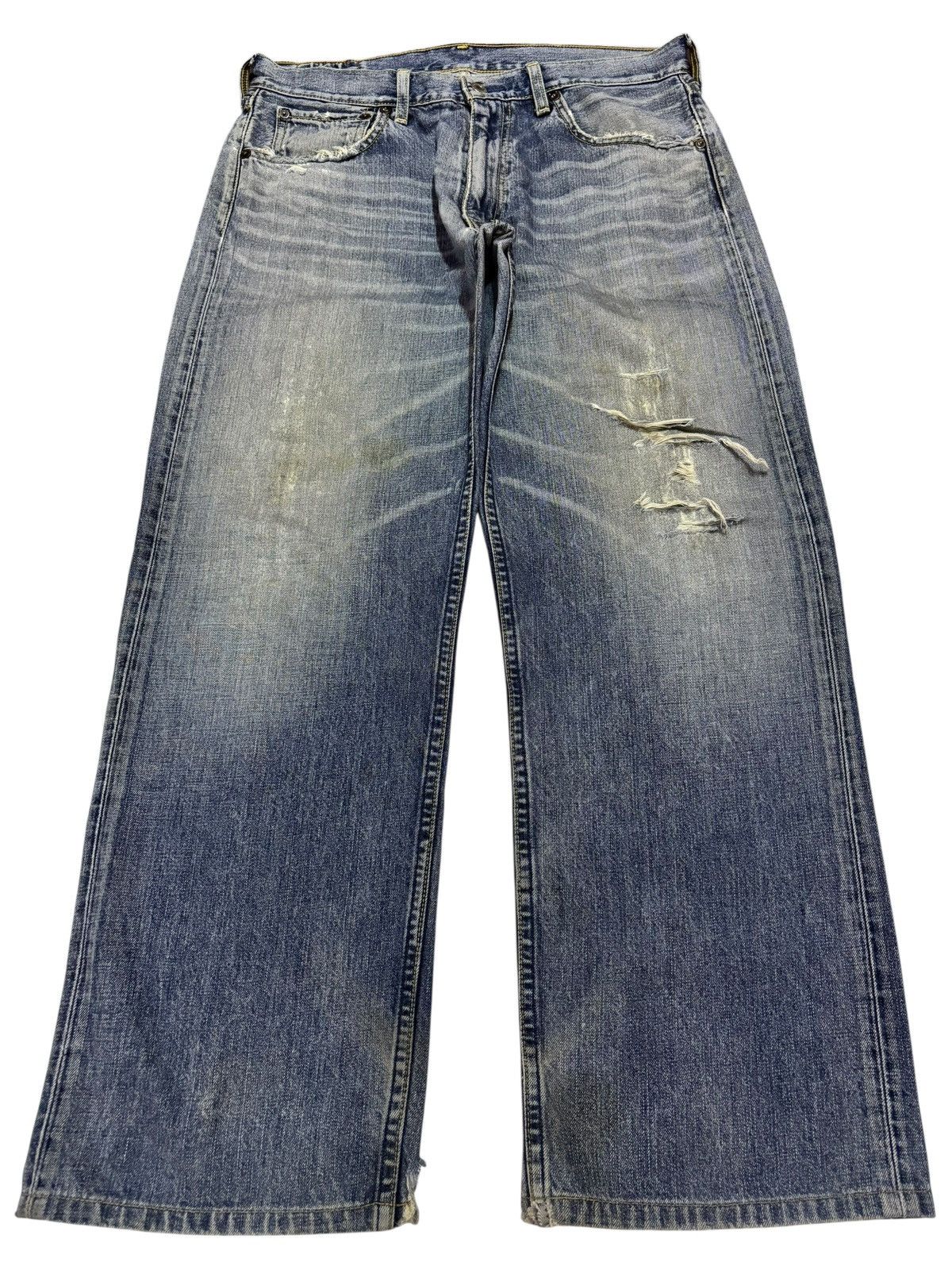 Vtg 90s Levis 503 Distressed Jeans