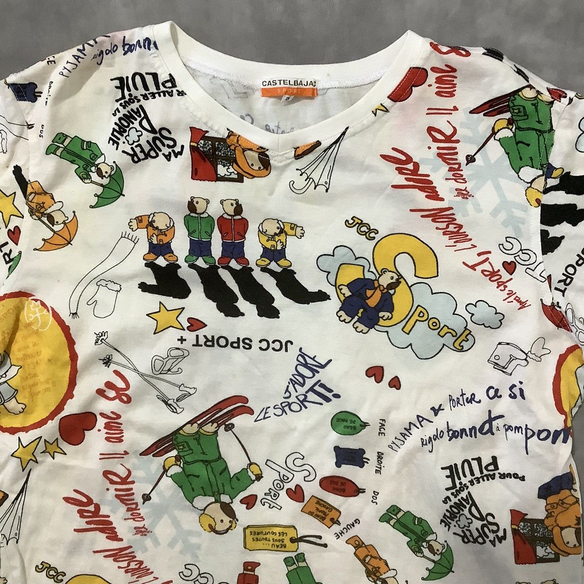 Jean Charles De Castelbajac Vintage Castelbajac Sport Overprint Size US L / EU 52-54 / 3 - 2 Thumbnail