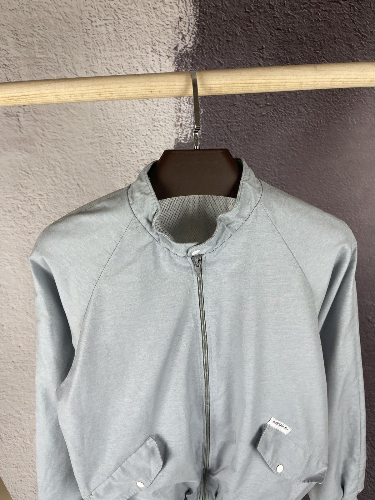 Adidas Adidas vintage 80s grey track top bomber jacket Size US M / EU 48-50 / 2 - 11 Thumbnail