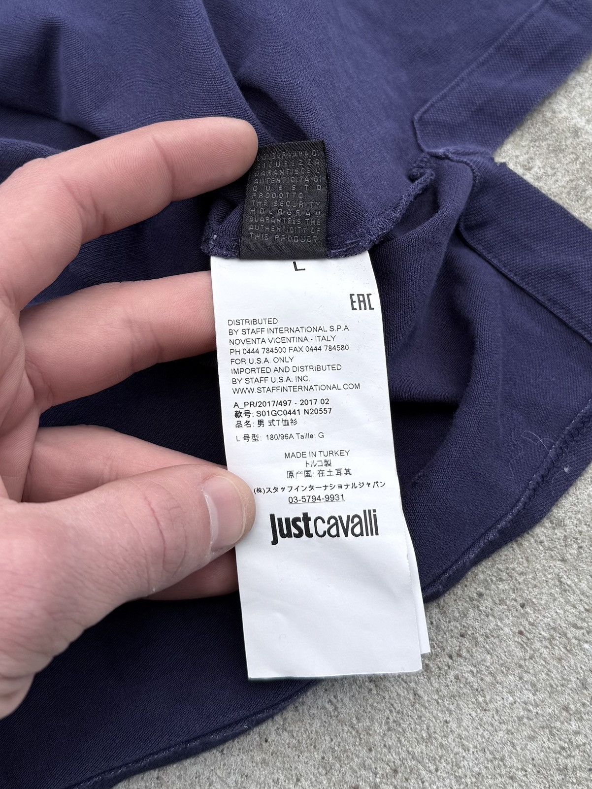 Other Vintage Just Cavalli Y2K streetwear luxury rare polo shirt Size US L / EU 52-54 / 3 - 14 Thumbnail