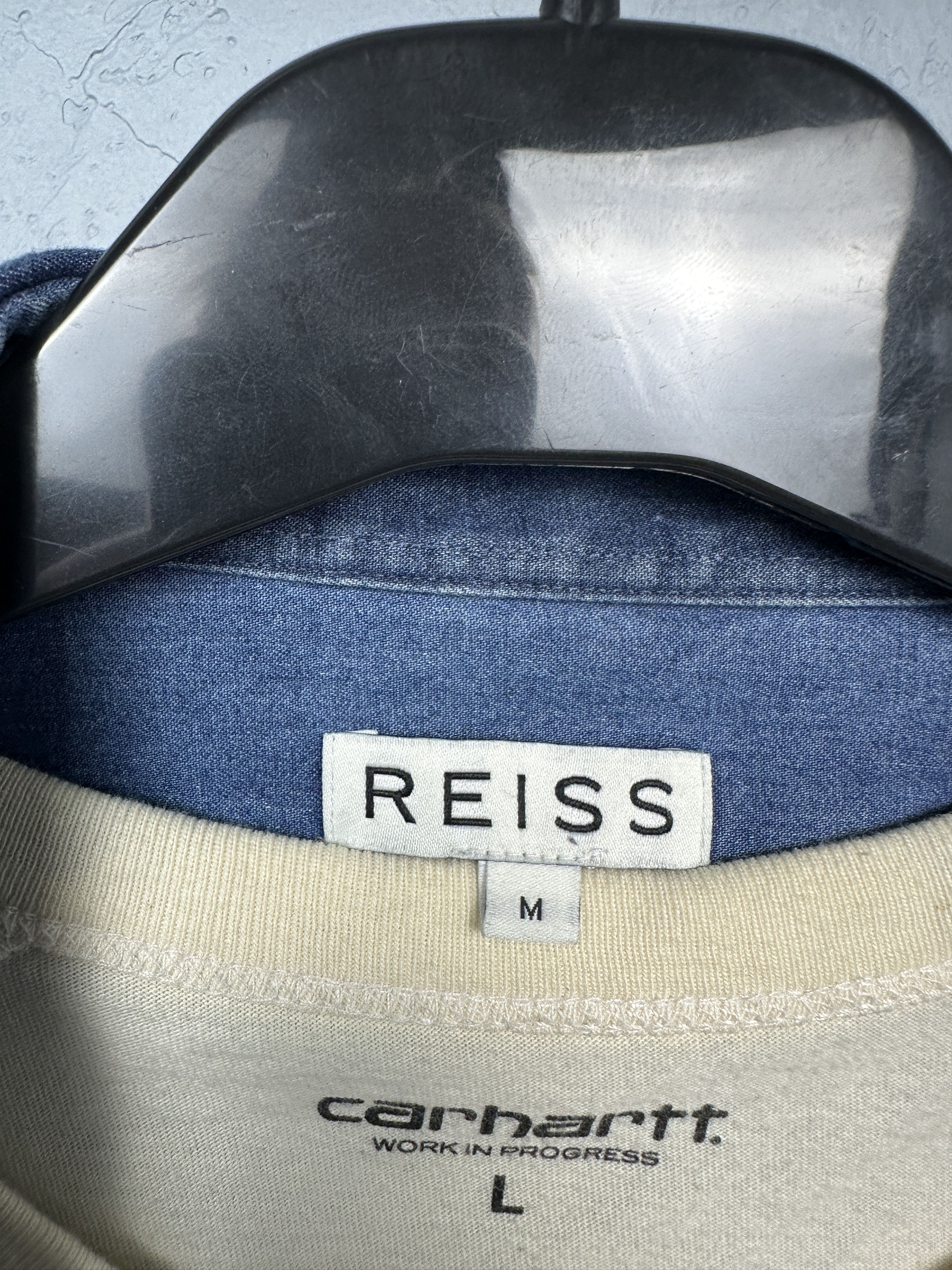 Reiss Reiss Mens Denim Long Sleeve Shirt Jeans Size US M / EU 48-50 / 2 - 3 Thumbnail