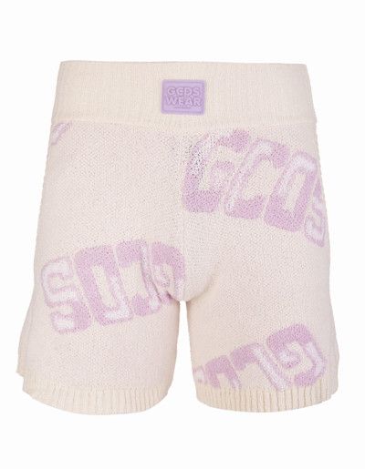GCDS o1mle0524 Sponge Knit Shorts in Beige Size US 36 / EU 52 - 2 Thumbnail