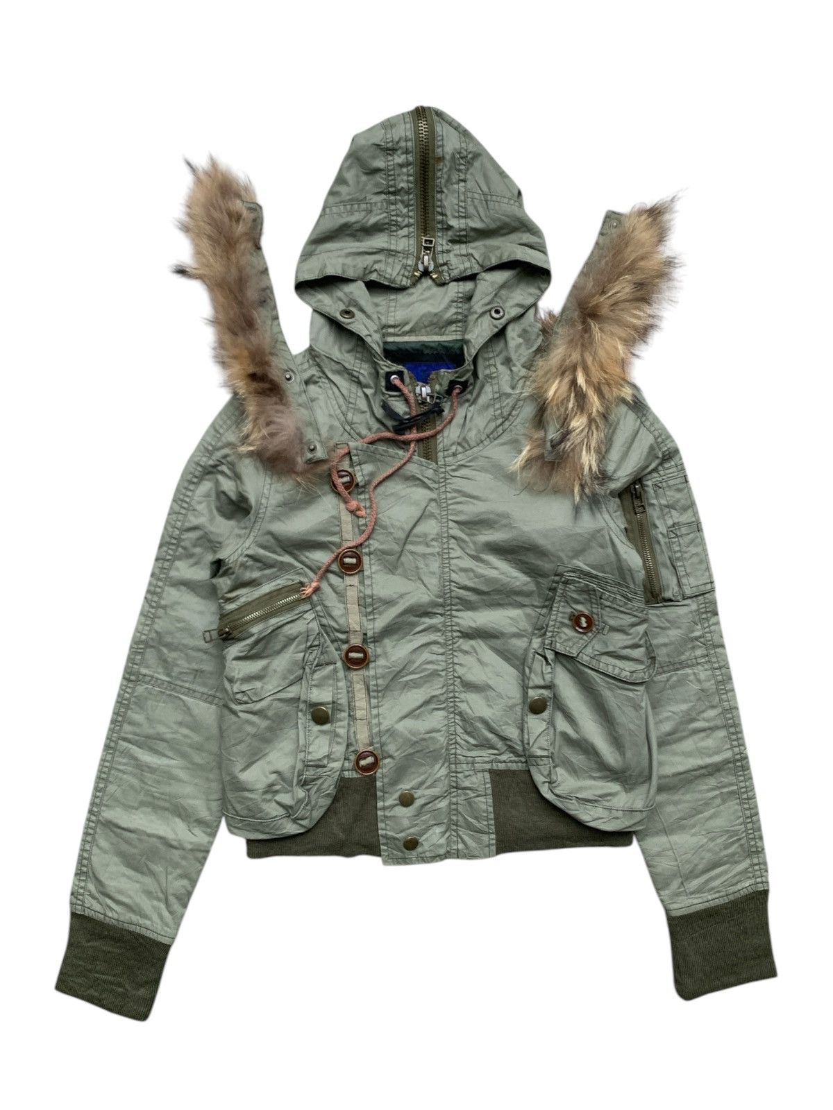 Other RACCOON FUR N2B CARGO PILOT VKEI JACKET Size US S / EU 44-46 / 1 - 4 Thumbnail