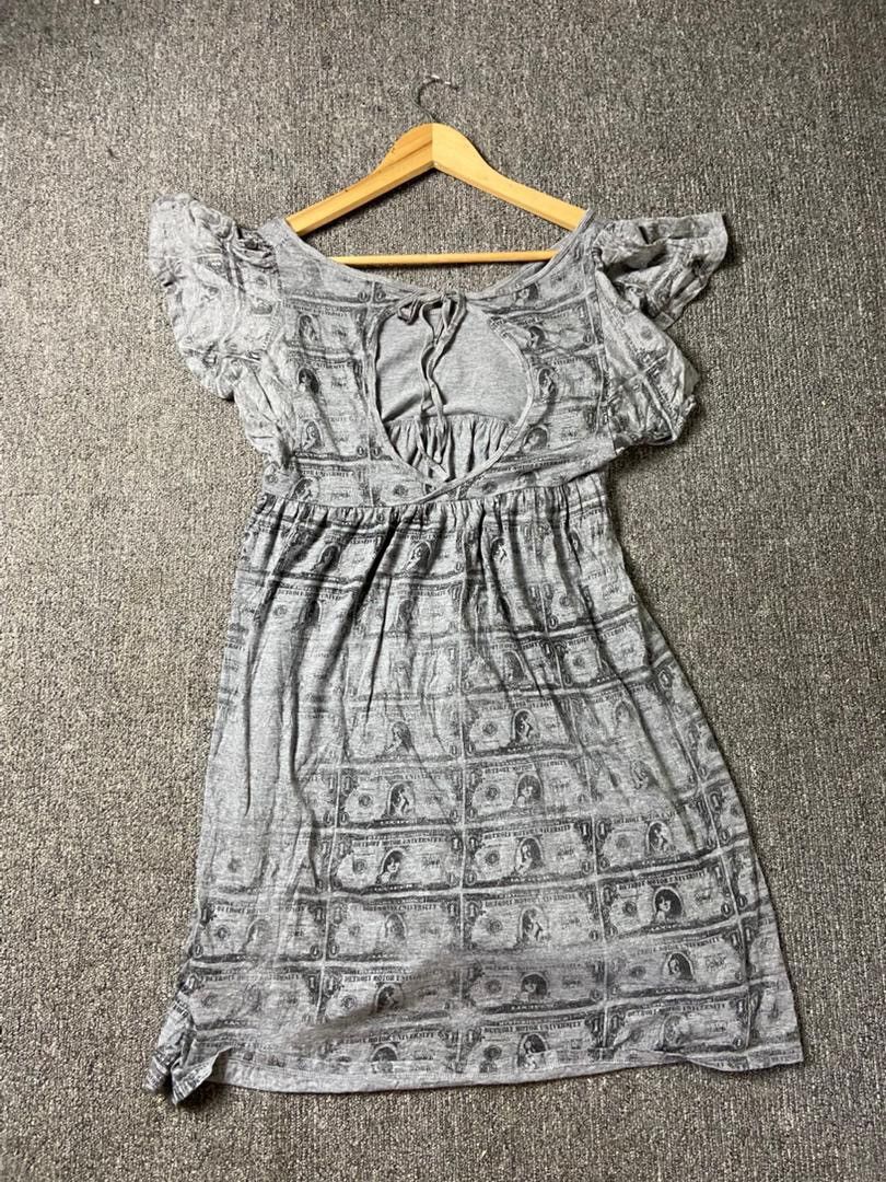 Hysteric Glamour Hysteric Glamour Money Graphic Dress (199) Size ONE SIZE - 4 Thumbnail