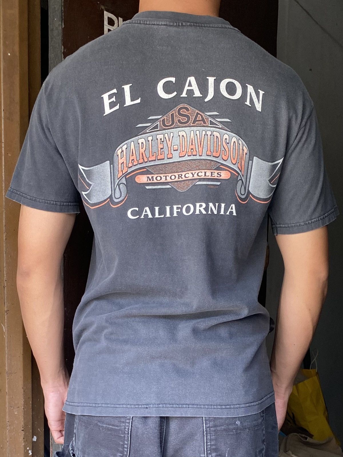 Harley Davidson Vintage Harley Davidson Flame Eagle El cajon California Size US M / EU 48-50 / 2 - 3 Thumbnail