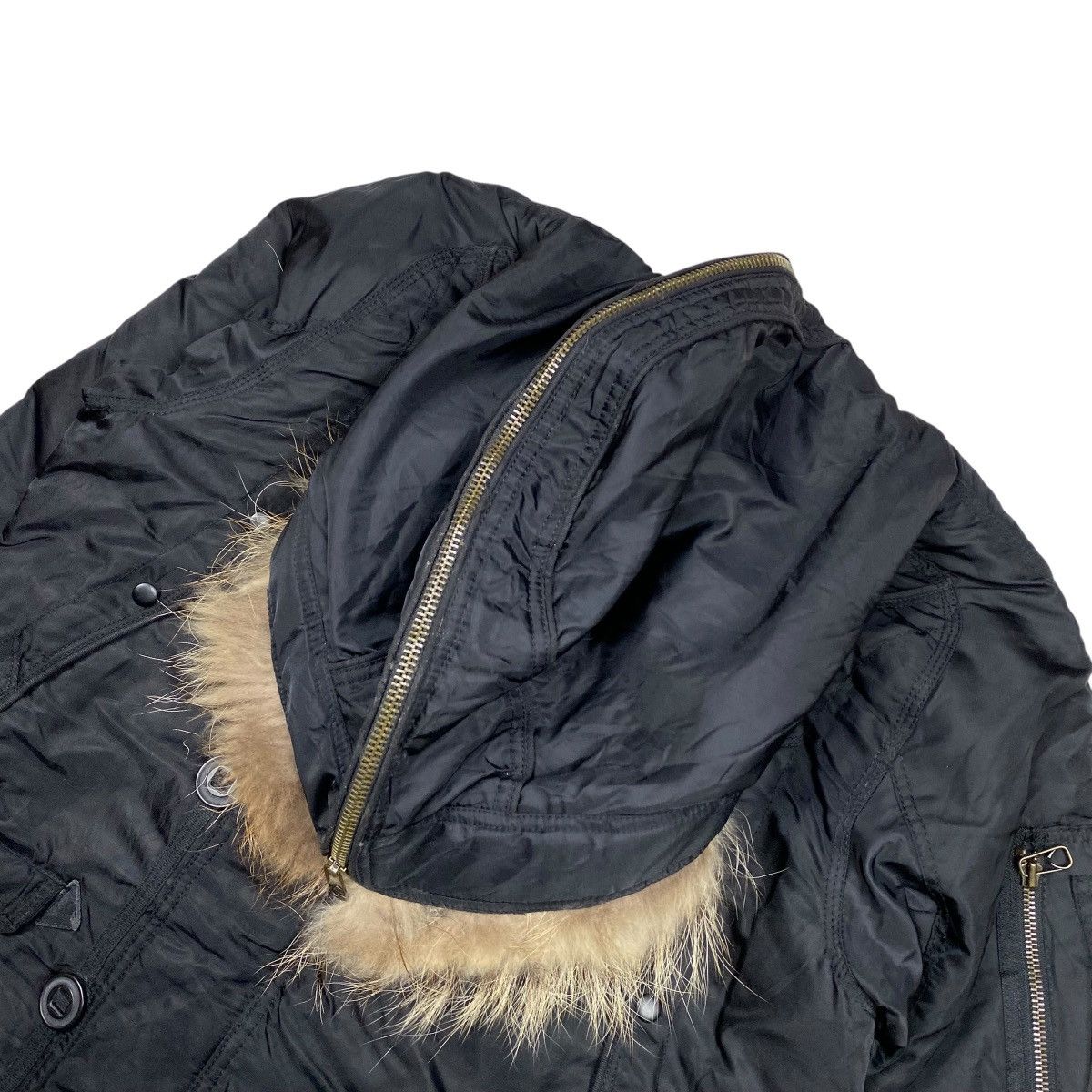 If Six Was Nine × Japanese Brand × Le Grande Bleu (L.G.B.) G.O.A Fur Military Parka Jacket Size US M / EU 48-50 / 2 - 11 Thumbnail