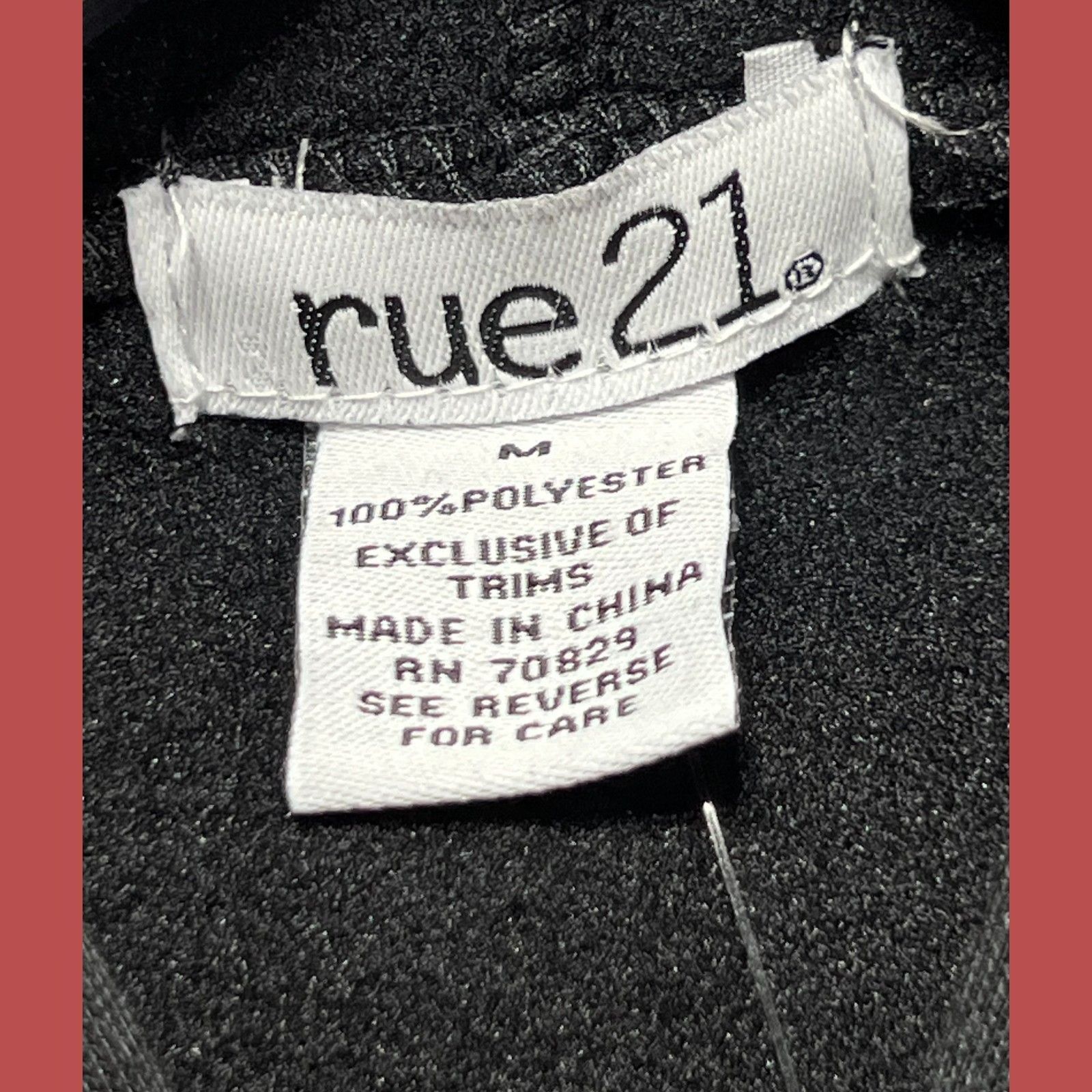 rue21 Rue 21 - Men's Long Sleeve Hooded Sweatshirt - Black - Mediu Size US S / EU 44-46 / 1 - 9 Thumbnail