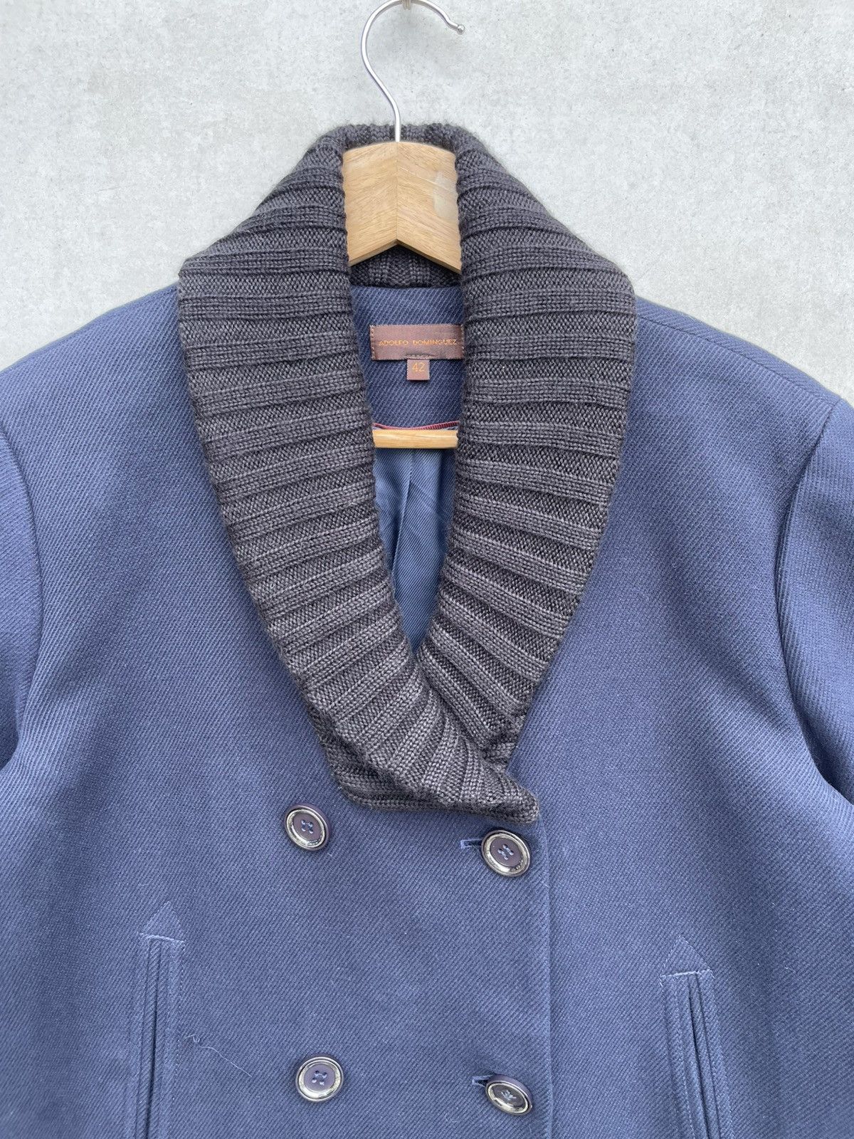 Adolfo Dominguez 🔥Accept Binding Offer🔥 Adolfo Dominguez Wool Peacoat Jacket Size US M / EU 48-50 / 2 - 4 Thumbnail