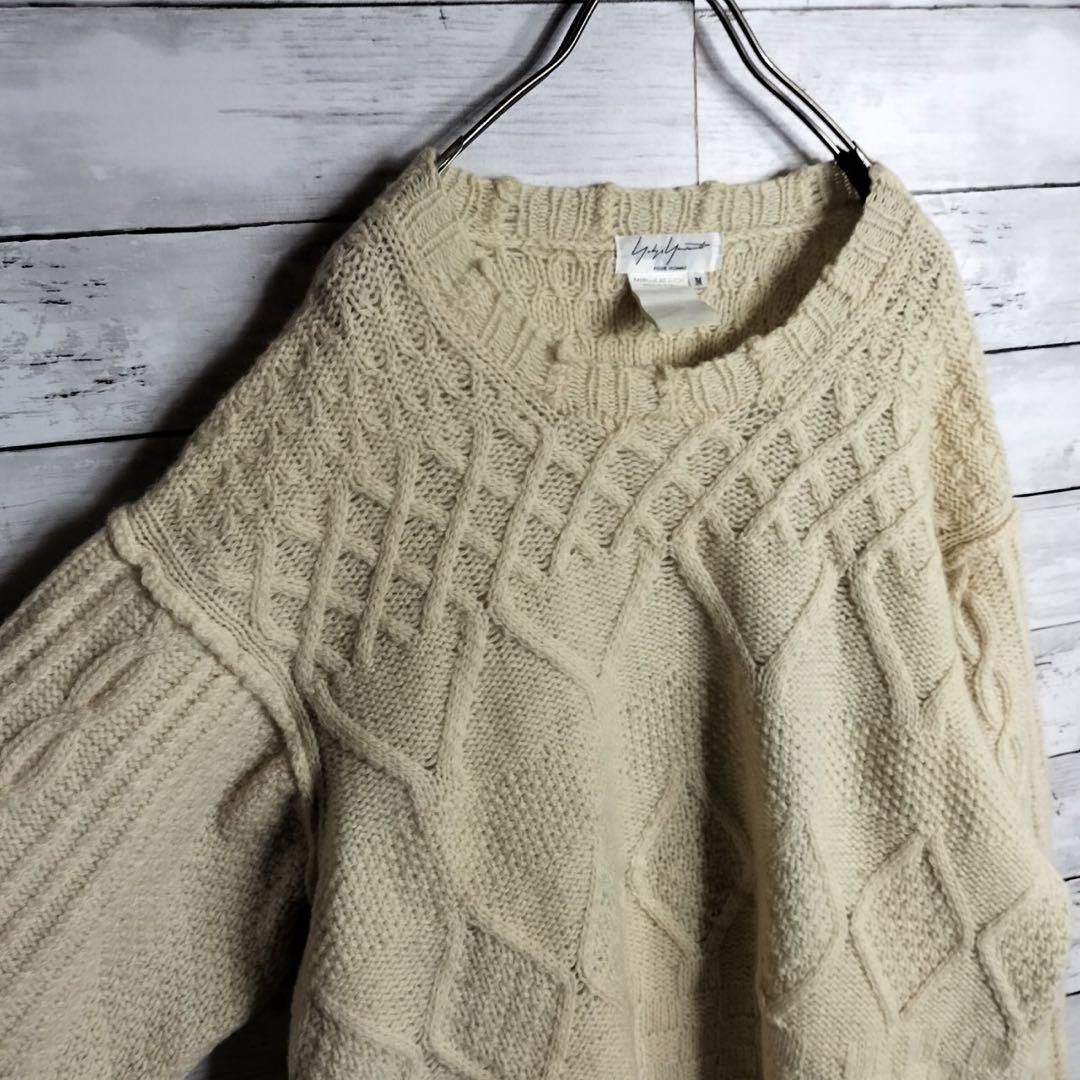Yohji Yamamoto yohji yamamoto pour homme cable knit Size US M / EU 48-50 / 2 - 3 Thumbnail