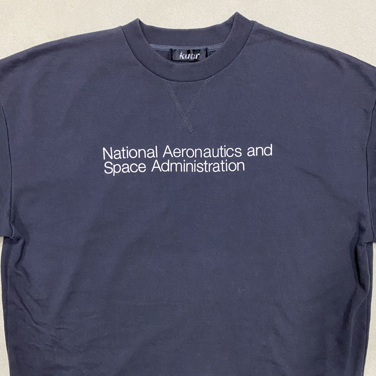 Japanese Brand × Vintage Vintage KUTIR NASA Backhit Sweatshirt Size US XL / EU 56 / 4 - 2 Thumbnail