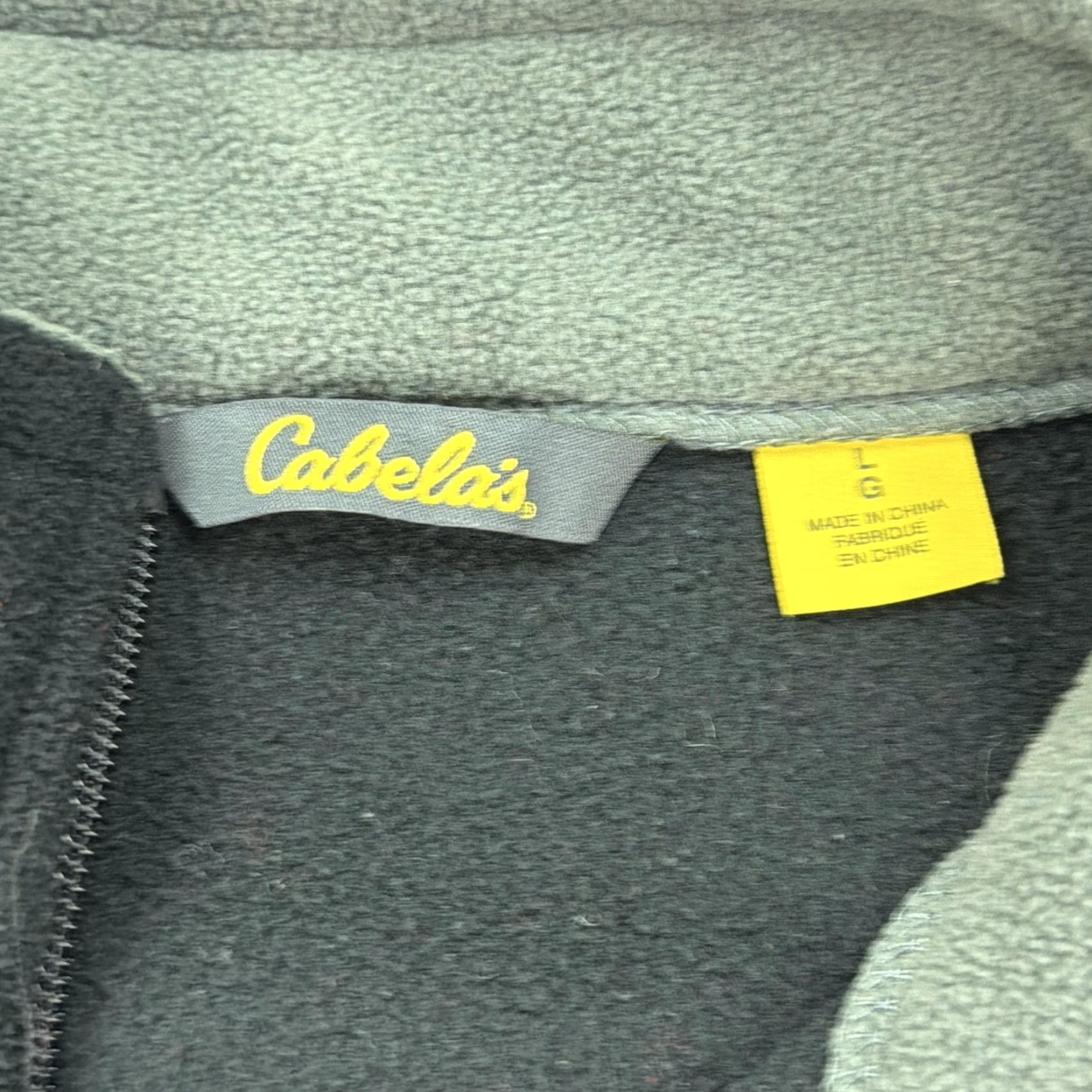 Vintage Cabela's Vest Mens Large Black Fleece Full Zip Outdoor Hunting Layer Casual Size US L / EU 52-54 / 3 - 6 Thumbnail