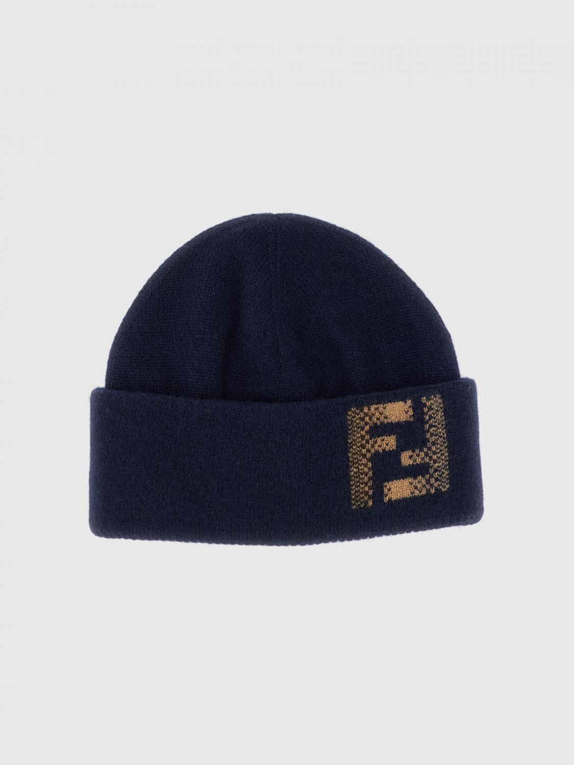Fendi Fendi Hat Men Blue Size ONE SIZE - 1 Thumbnail
