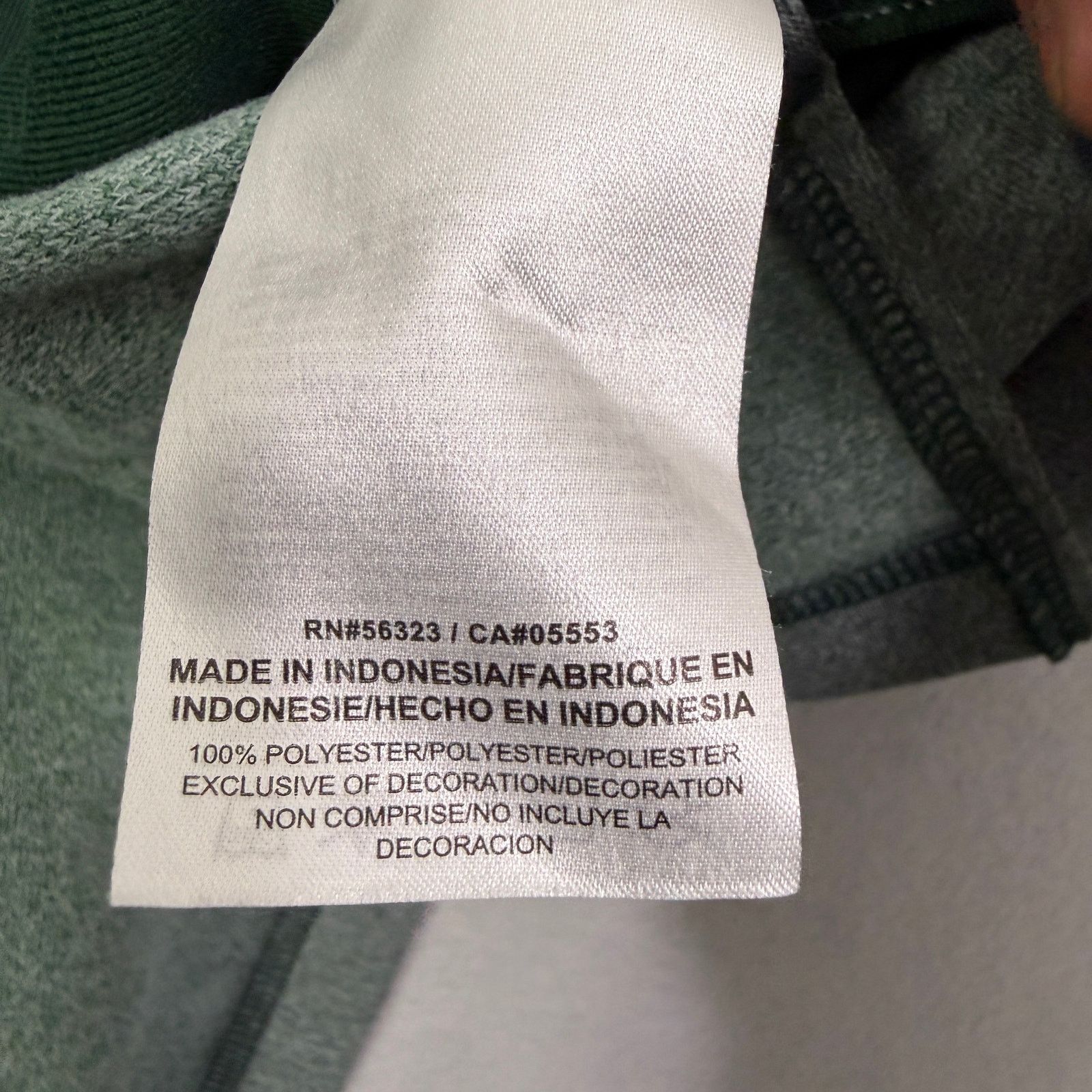 Nike Nike Michigan State Spartans 1/4 Zip Pullover Men's 2XL Size US XXL / EU 58 / 5 - 5 Thumbnail