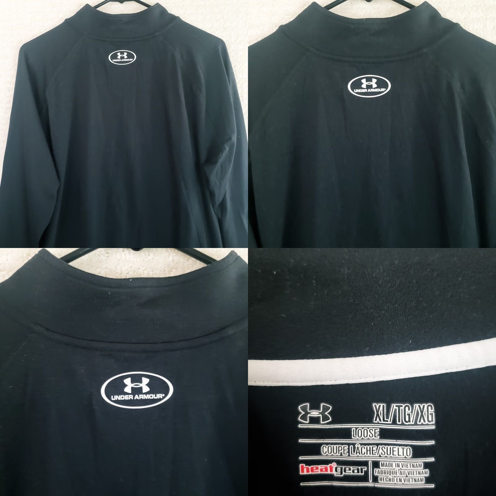 Under Armour Under Armour Heatgear Pullover 1/4 Zip Shirt Men XL Black Size US XL / EU 56 / 4 - 8 Thumbnail