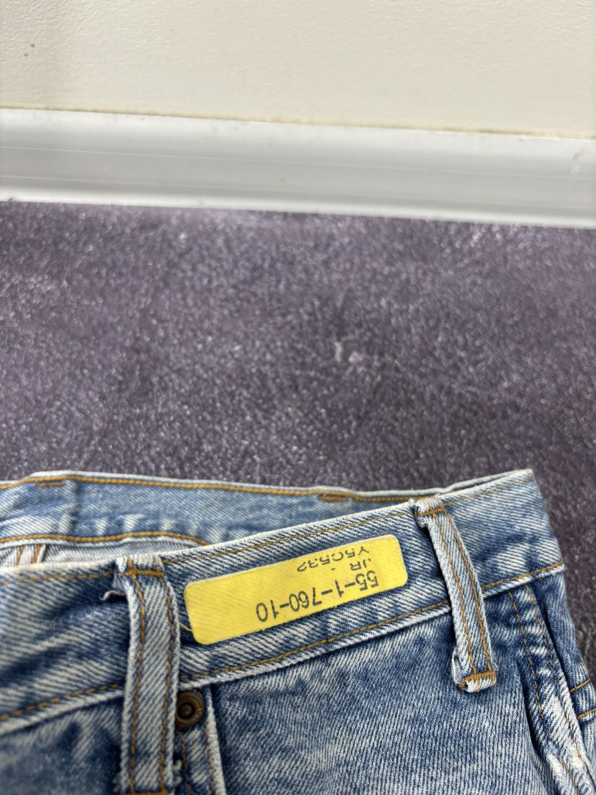 Dickies Vintage 90s Dickies USA Faded Light Blue Denim Baggy Jeans Size US 38 / EU 54 - 14 Thumbnail