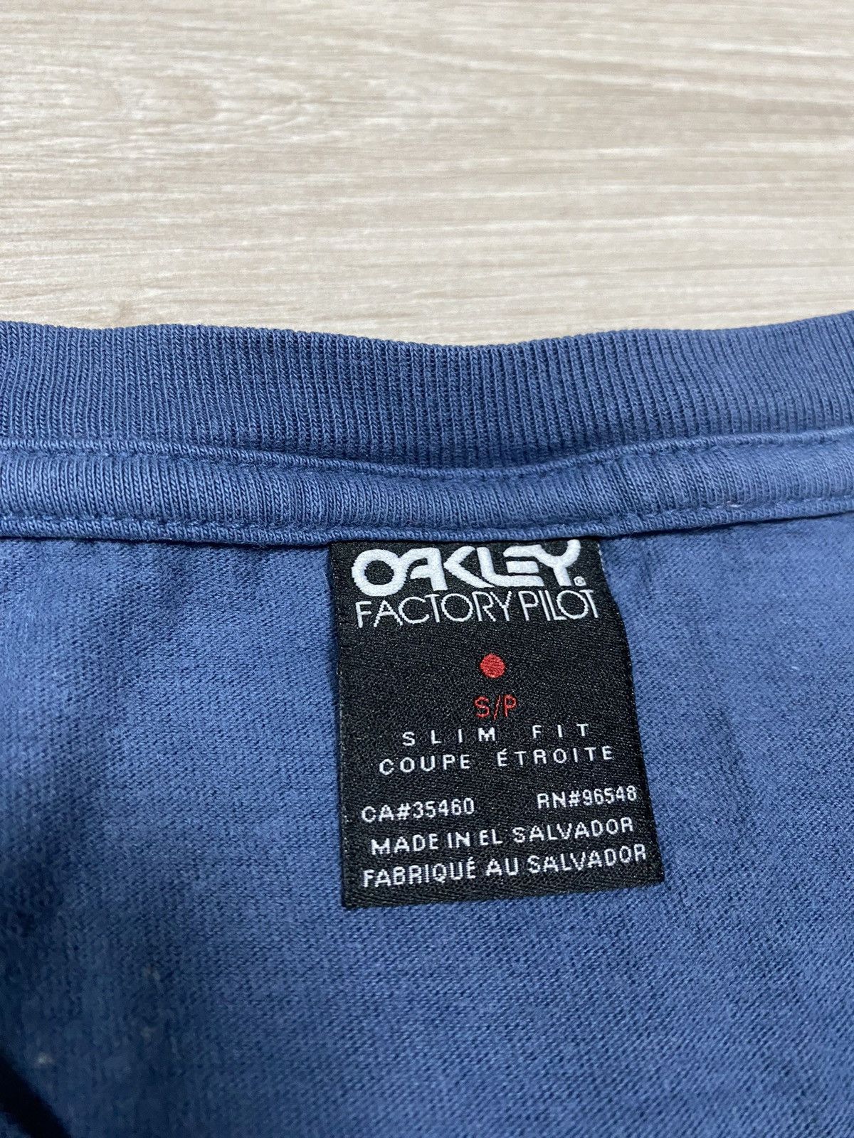 Oakley Vintage OAKLEY Factory Pilot T-shirt big logo sz S Size US S / EU 44-46 / 1 - 7 Thumbnail