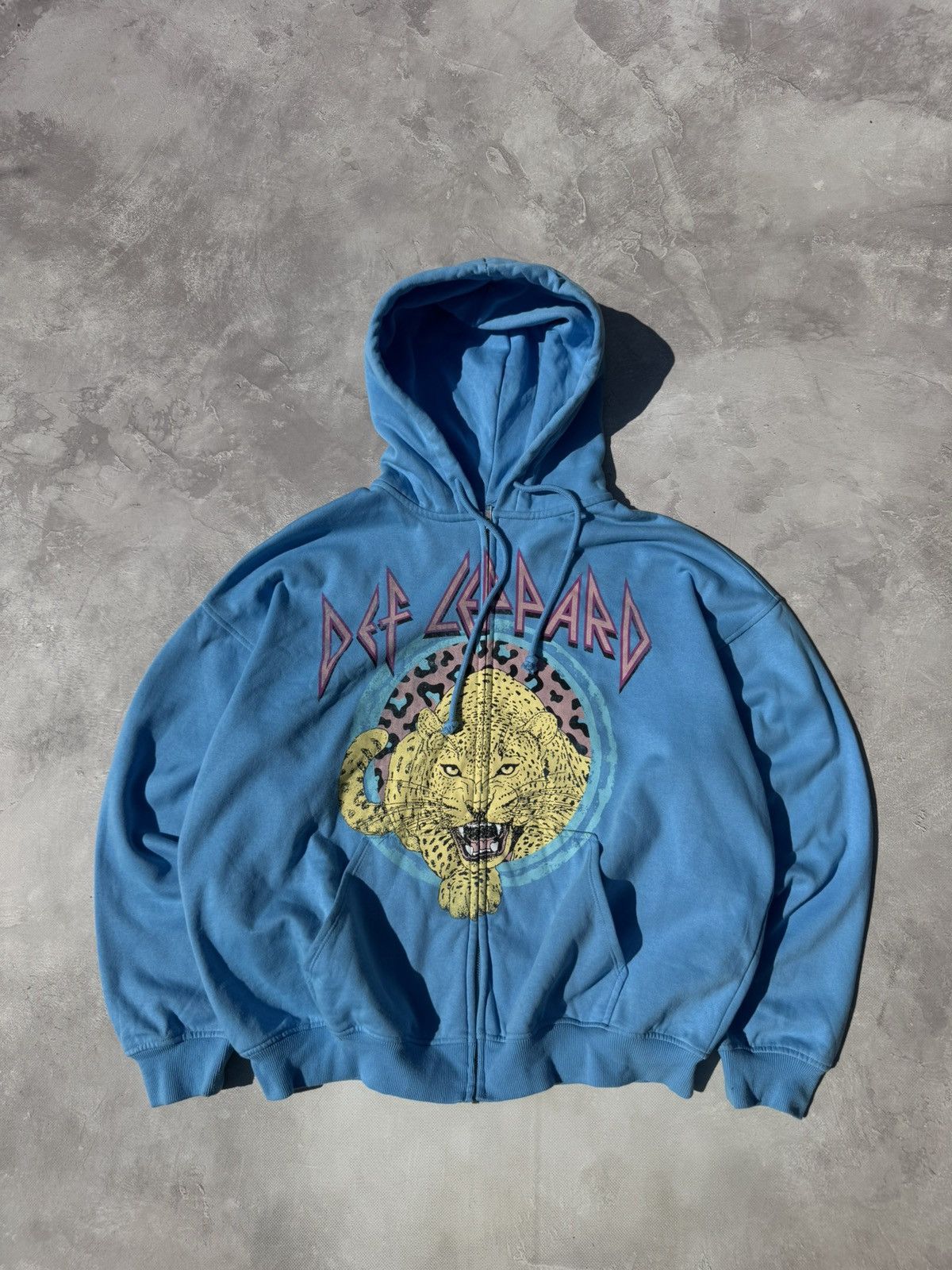Band Tees Def Leppard Boxy Fit Zip Hoodie Size US M / EU 48-50 / 2 - 1 Thumbnail