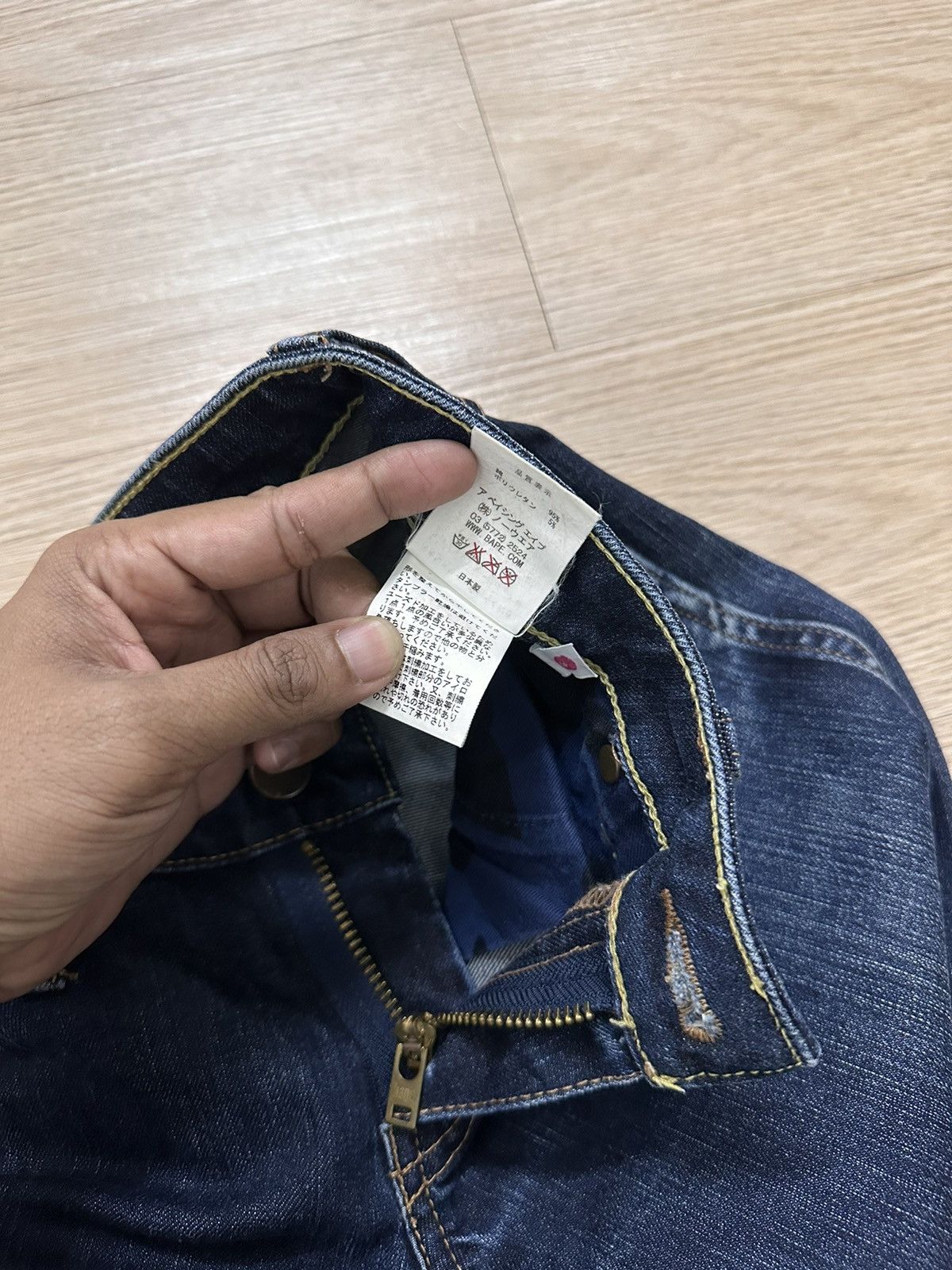 Bape Bape Embroidery Denim Size 28" / US 6 / IT 42 - 8 Thumbnail