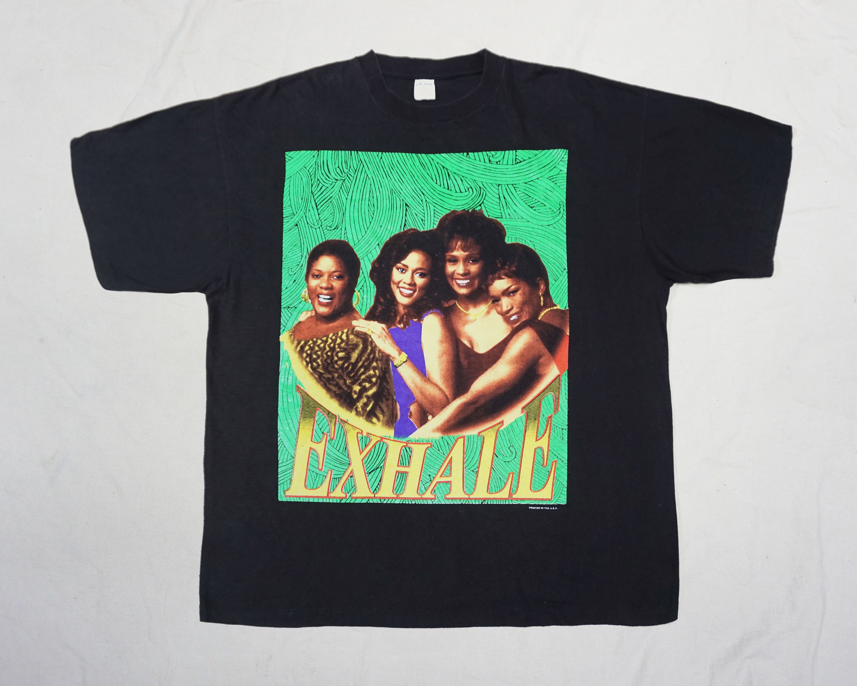 Rap Tees 90's Whitney Houston "Waiting to Exhale" Raptee Bay Club Size US XXL / EU 58 / 5 - 1 Thumbnail