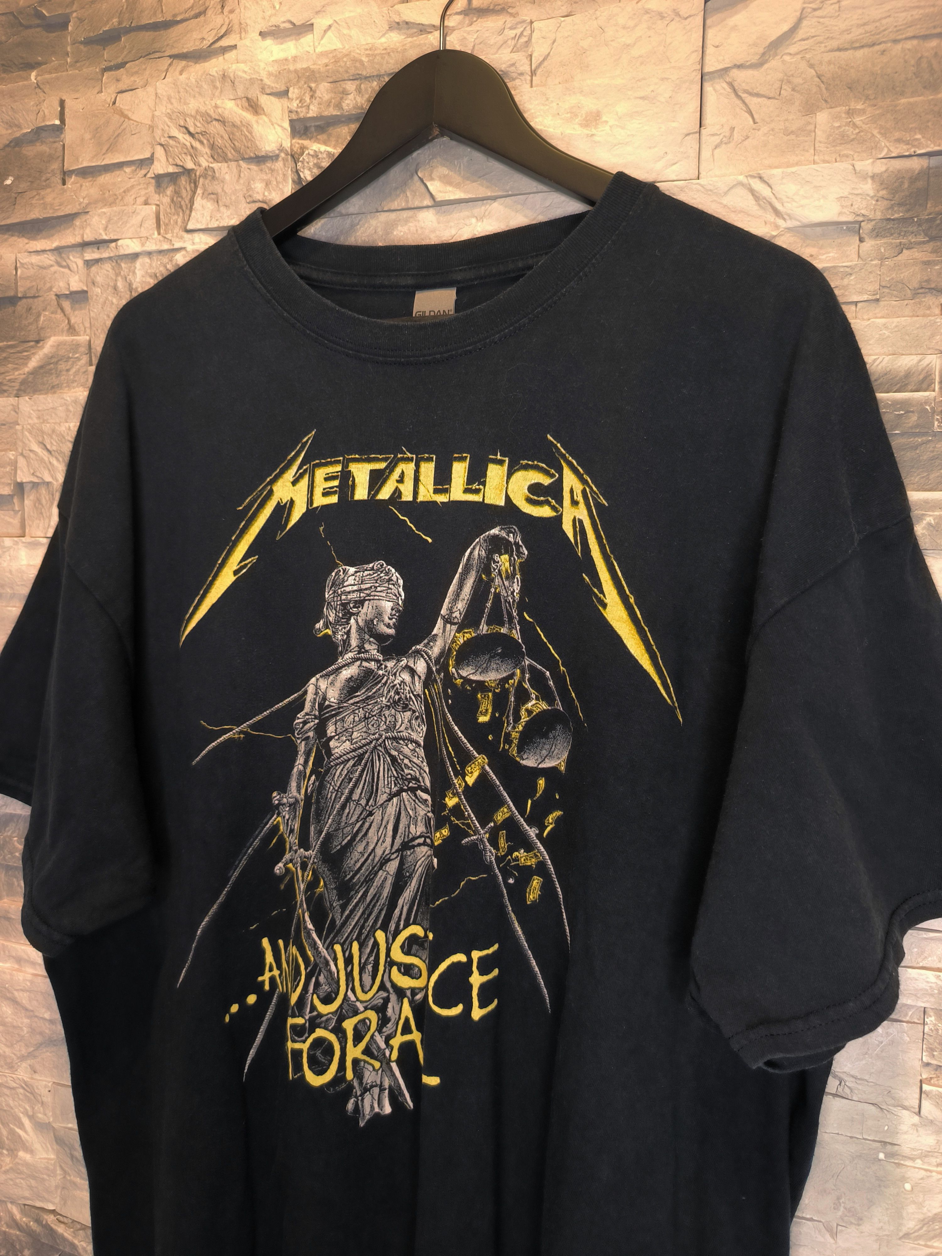 Band Tees Metallica Justice for all Vintage Rock Tee Size US XXL / EU 58 / 5 - 5 Thumbnail