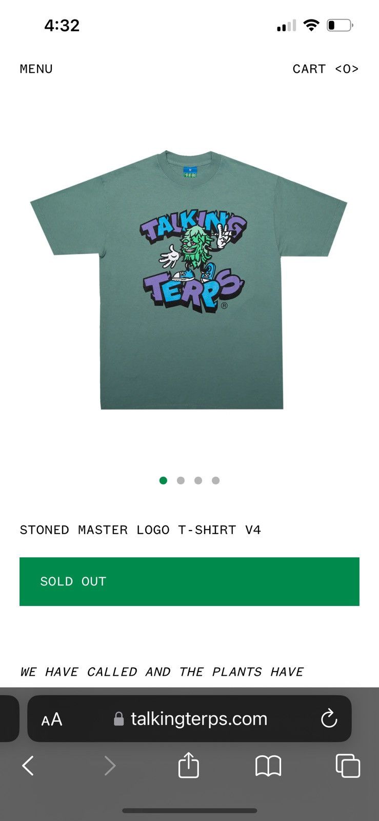 Talking terps stoned t