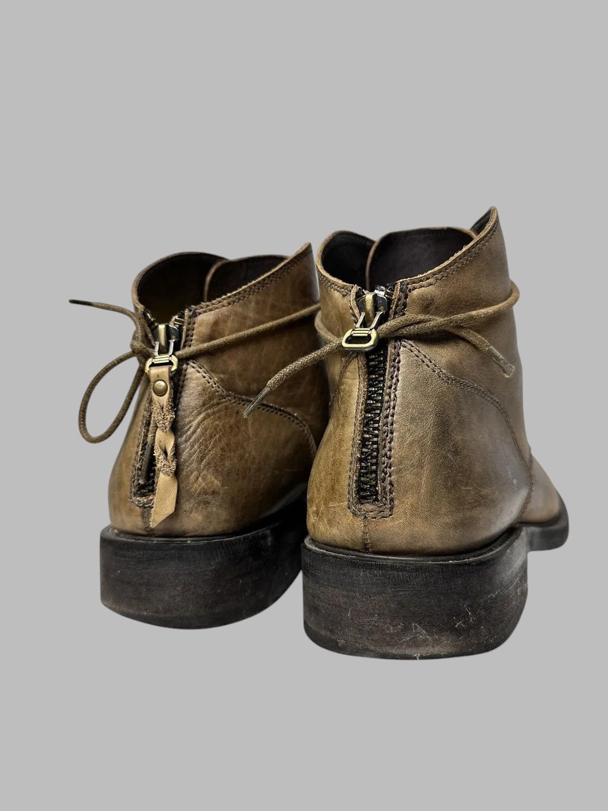 If Six Was Nine Rare Handmade AS 98 Guidi Style Italian Leather Boots Size US 9 / EU 42 - 6 Thumbnail