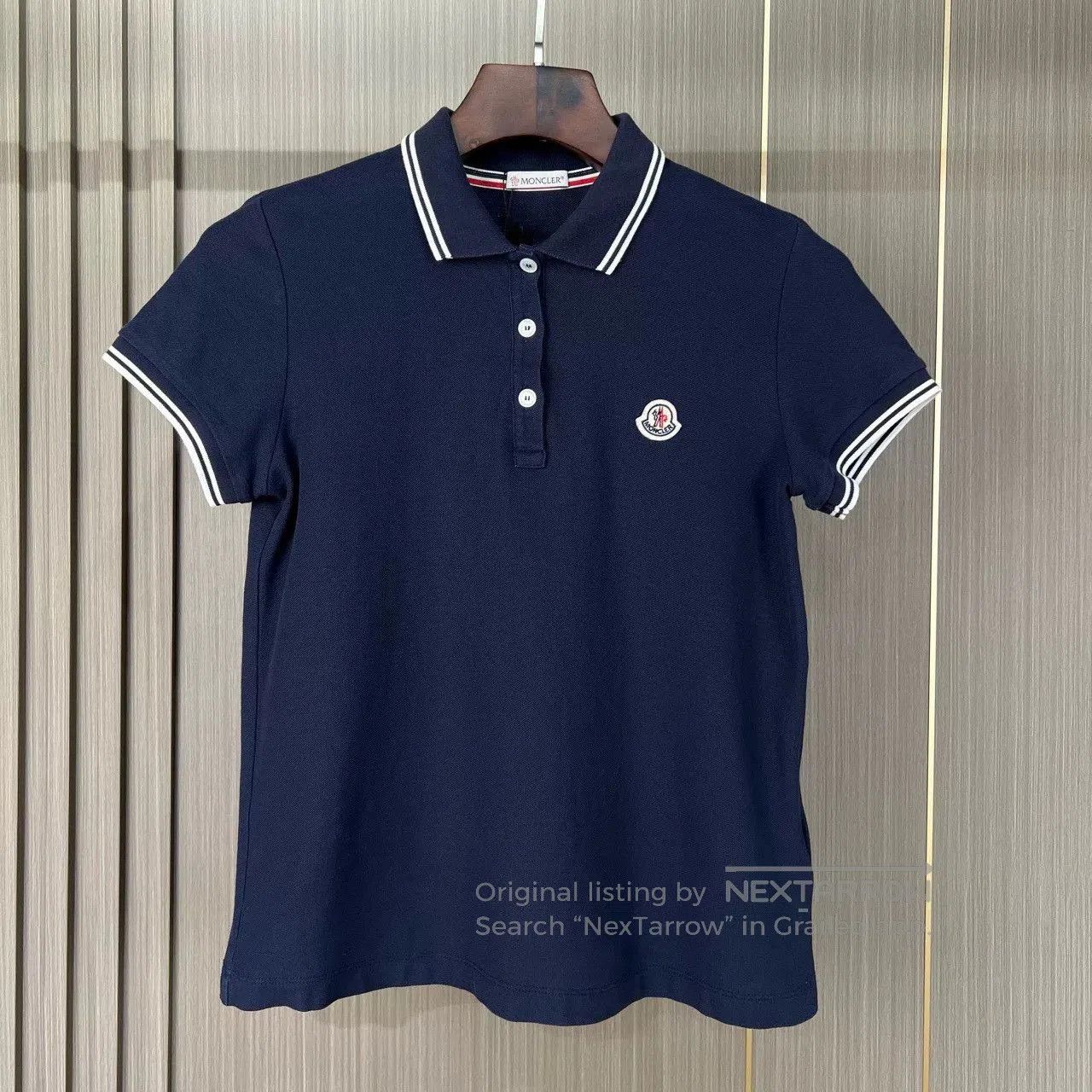Moncler Moncler Embroidered Logo Polo Short Sleeve. Size US XS / EU 42 / 0 - 1 Thumbnail