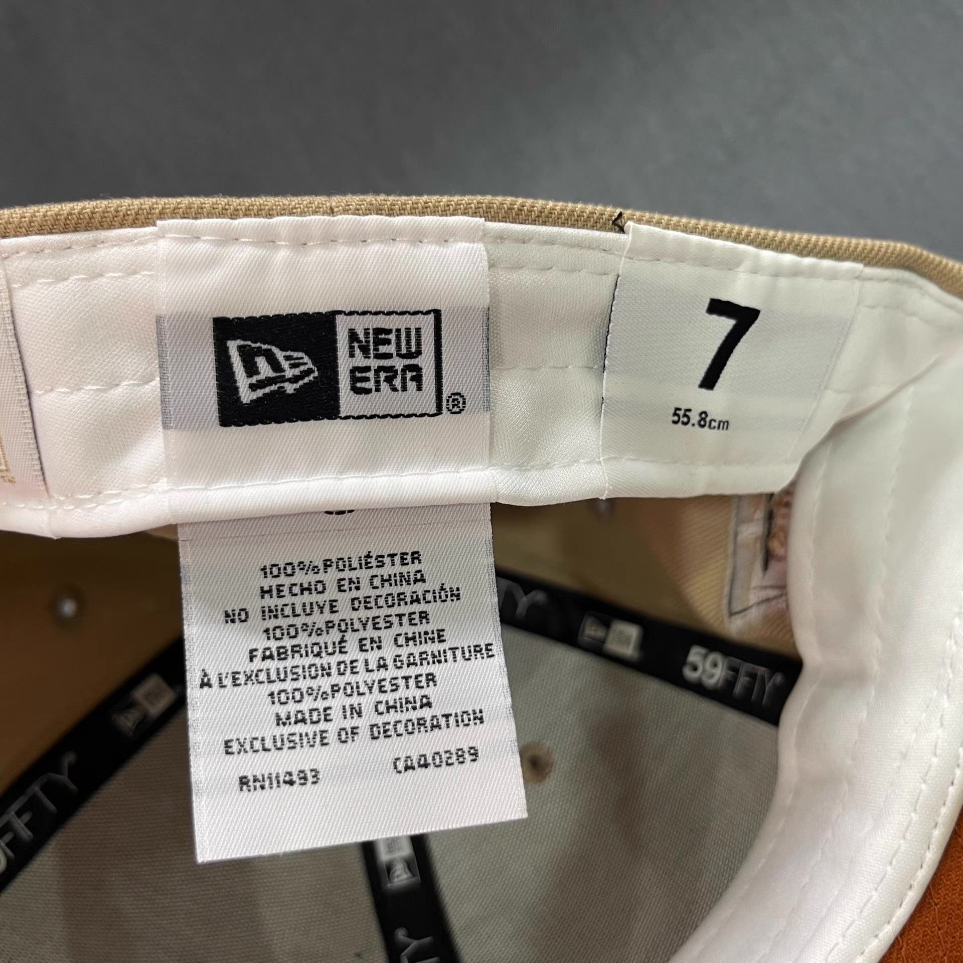 New Era New Era Flat Brim Hat Q5 Size ONE SIZE - 8 Thumbnail