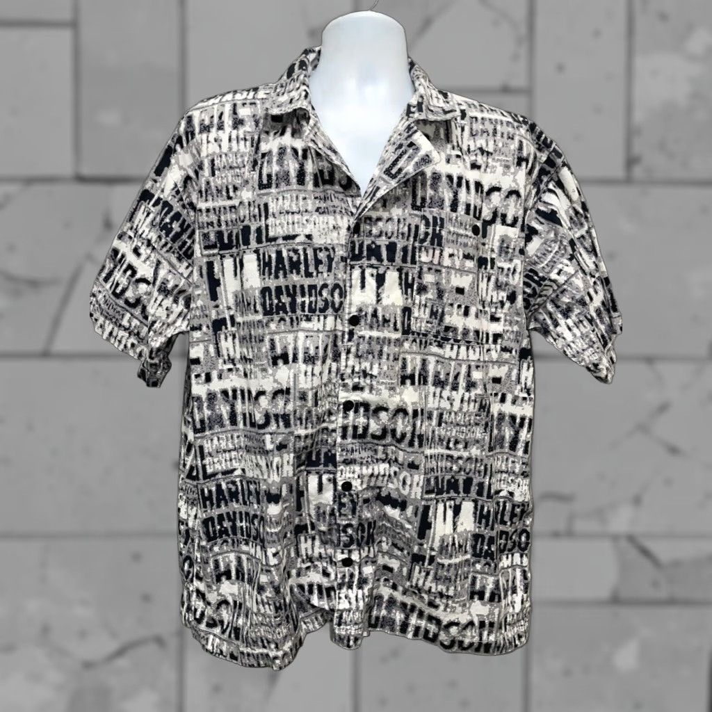 Harley Davidson Harley-Davidson Multicolored Button Down Shirt Mens Large Size US L / EU 52-54 / 3 - 1 Thumbnail