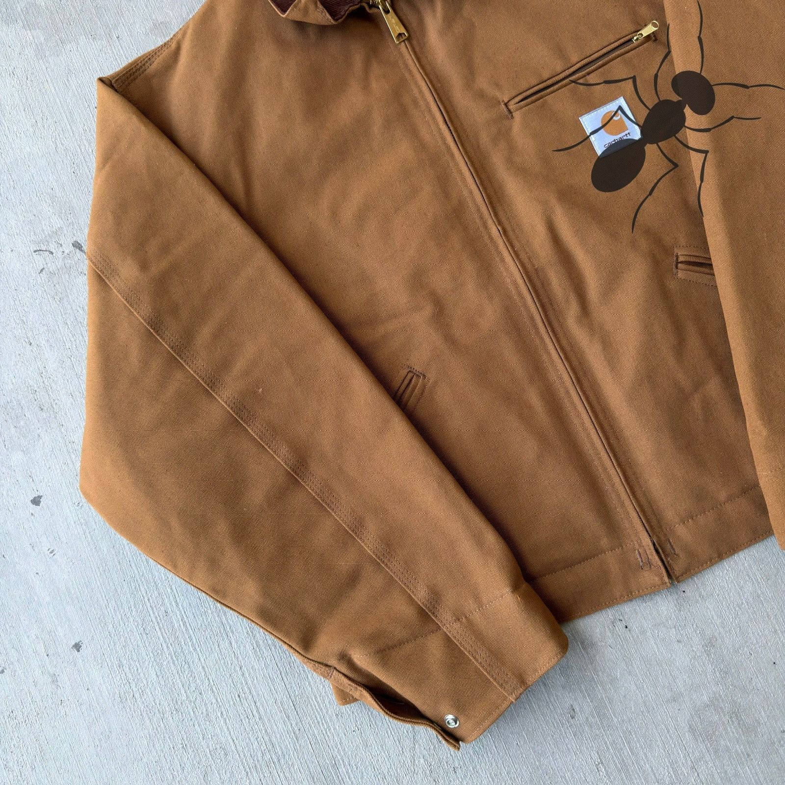 Carhartt × Vintage Carhartt J30 BRN brown detroit work wear jacket Size US XL / EU 56 / 4 - 4 Thumbnail