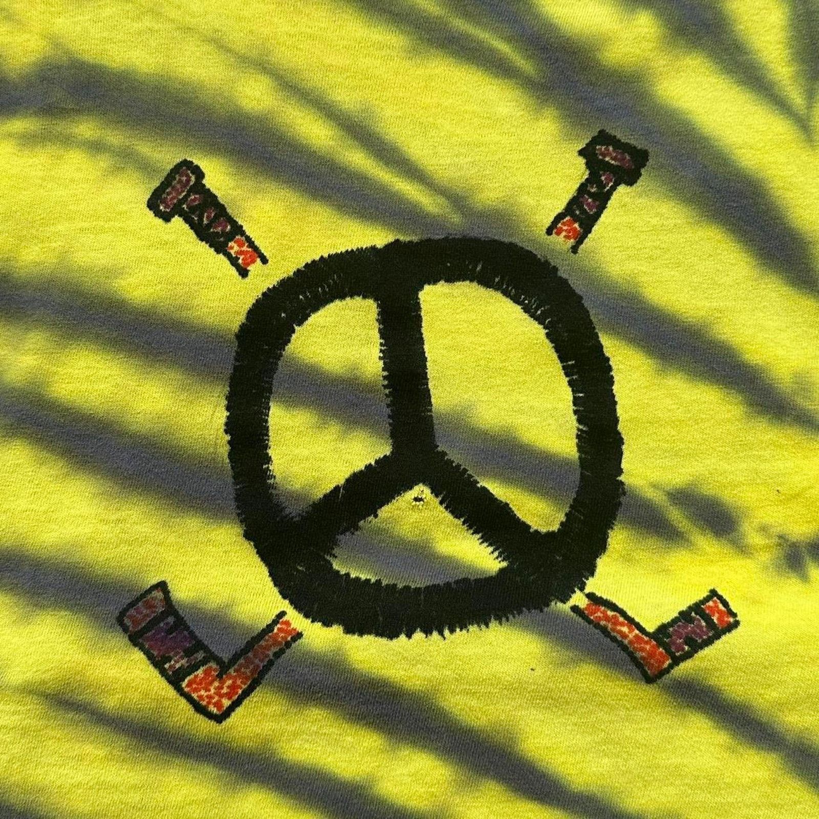 Other × Vintage ICONIC RARE VINTAGE 70S PEACE CUSTOM TIE DYE SHIRT Size US M / EU 48-50 / 2 - 1 Thumbnail