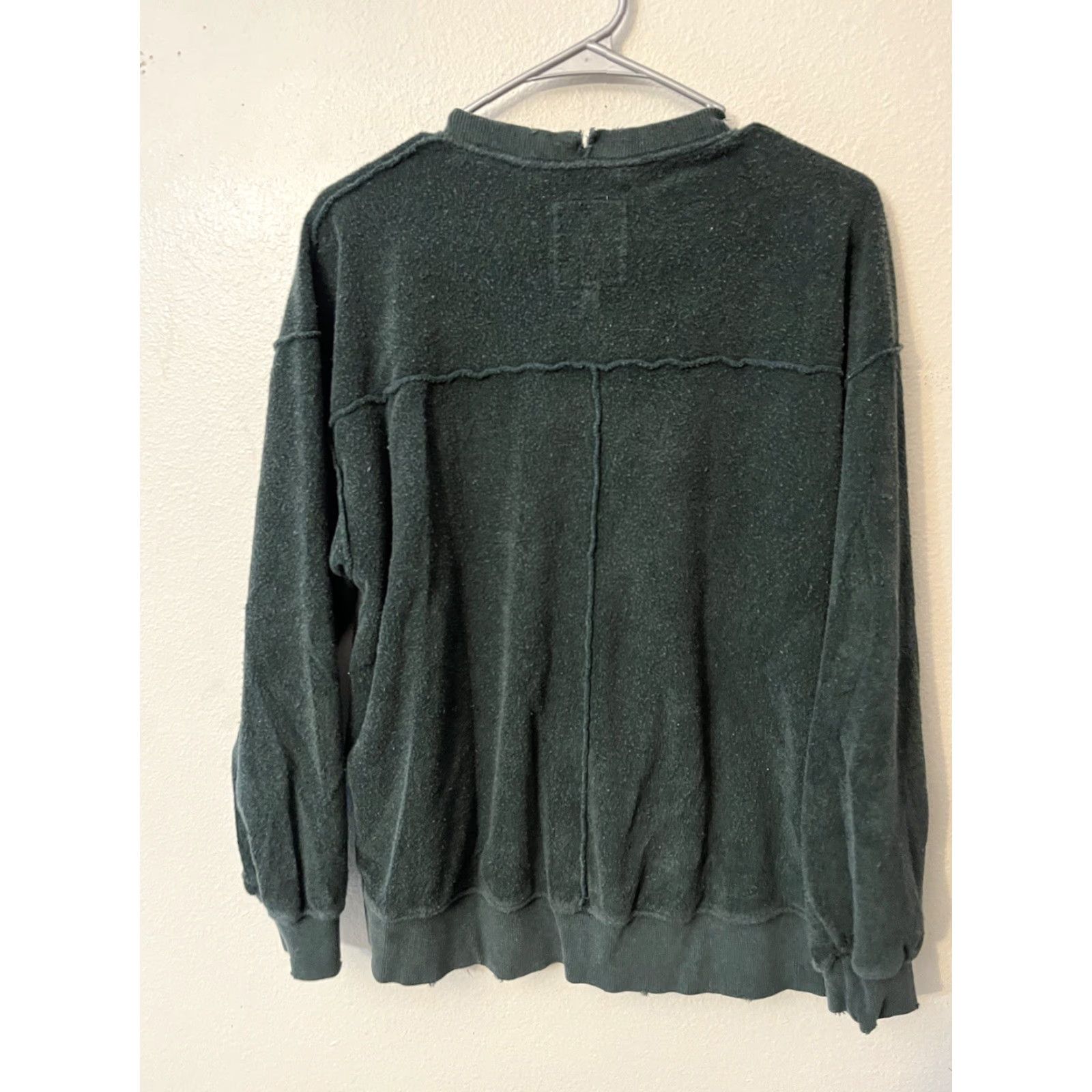 Vintage Aerie Sweatshirt Classic The Chill Cozy Terry Cloth NIIICE Oversized Slouchy Size XXS Green Pullover Long Sleeve Logo Vintage No Size XXS / US 00 / IT 34 - 3 Thumbnail