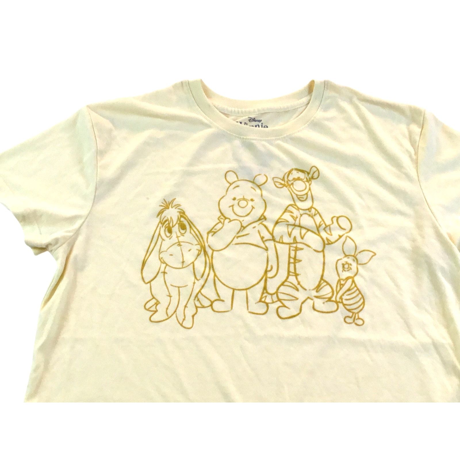 Disney Disney Winnie the Pooh Friends T-Shirt Yellow Gold Size L Size L / US 10 / IT 46 - 2 Thumbnail