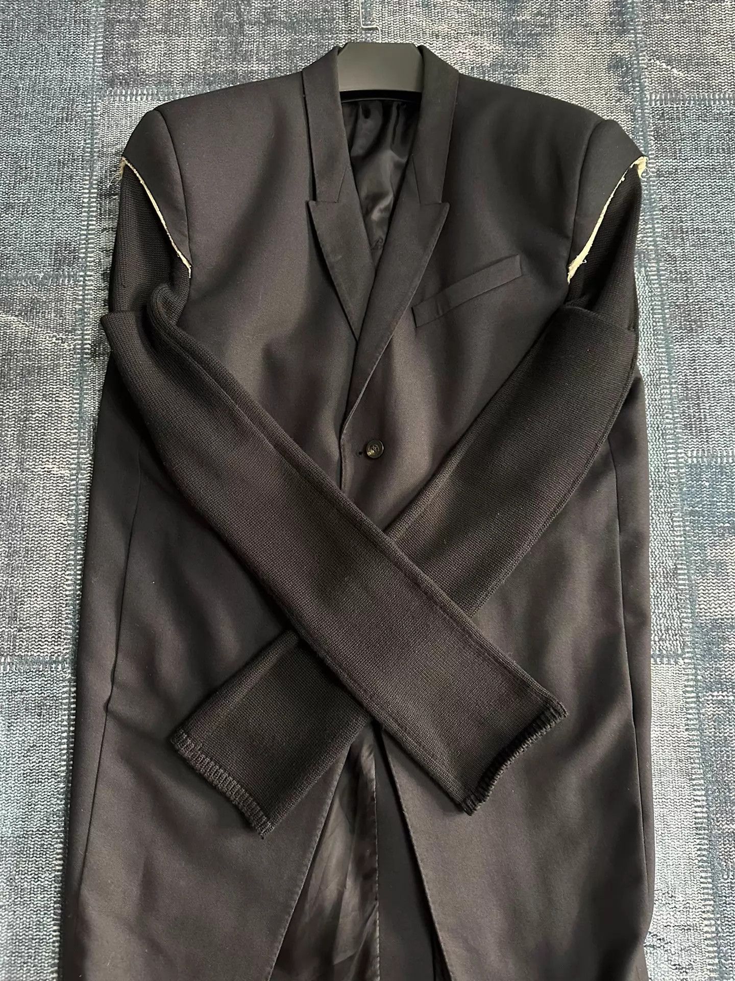 Rick Owens Rick Owens FW21 Jumbo Tatlin Oversized Paneled Knit 40 Coat Size S / US 4 / IT 40 - 2 Thumbnail