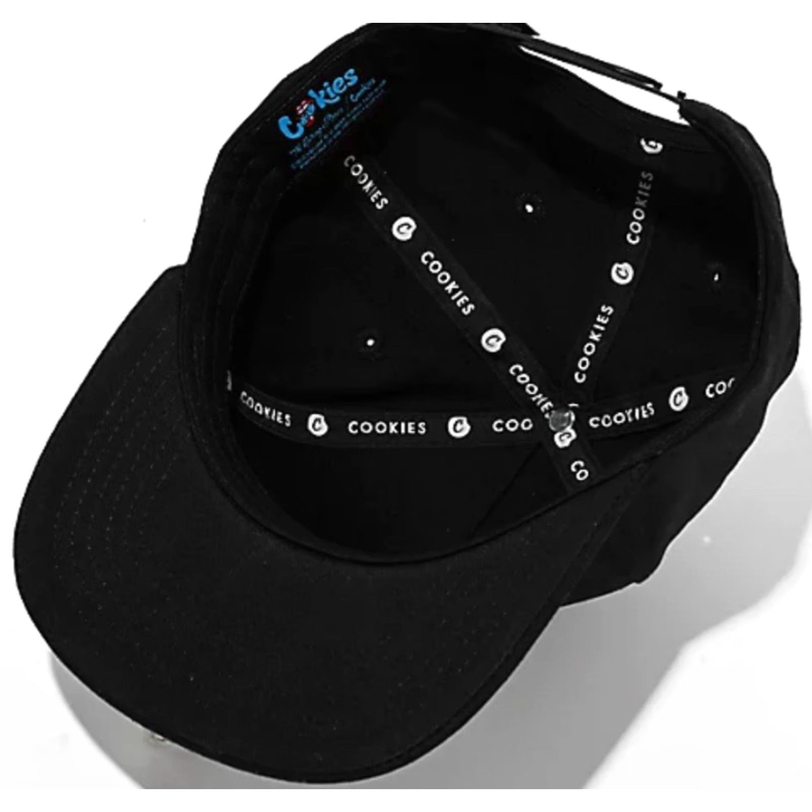 Vintage Cookies X Rolling Stones Hat Cap Snapback Adult Mens One Size Black Cotton Polyester Knit Adjustable Breathable Classic Vintage: No. Size ONE SIZE - 3 Thumbnail