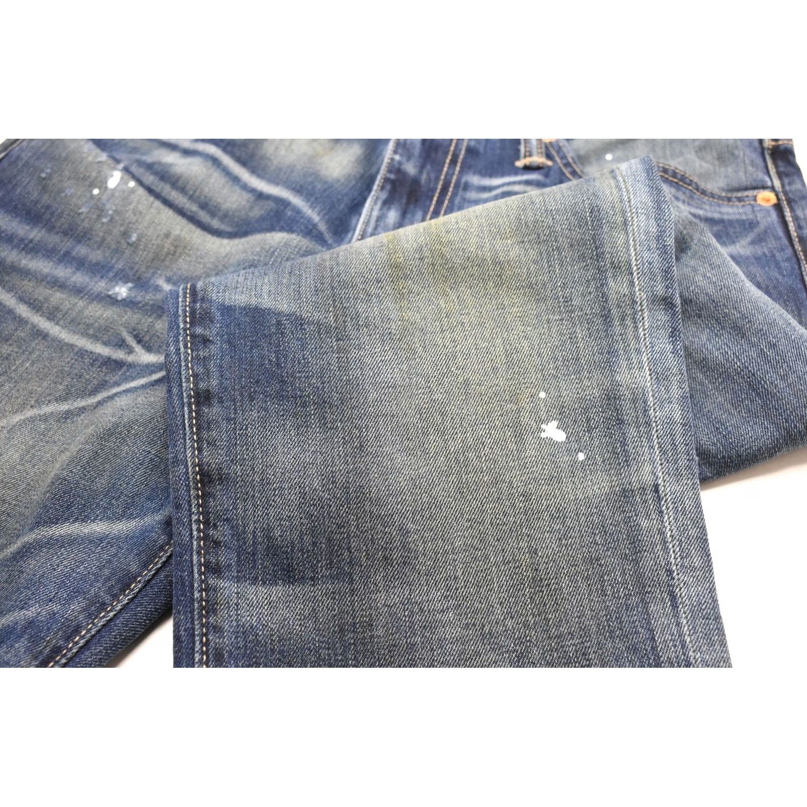 Levi's Levi'S Jeans Mens W31/L32 Men Painted Slim Fit Ripped Whiskers Faded Size US 31 - 6 Thumbnail