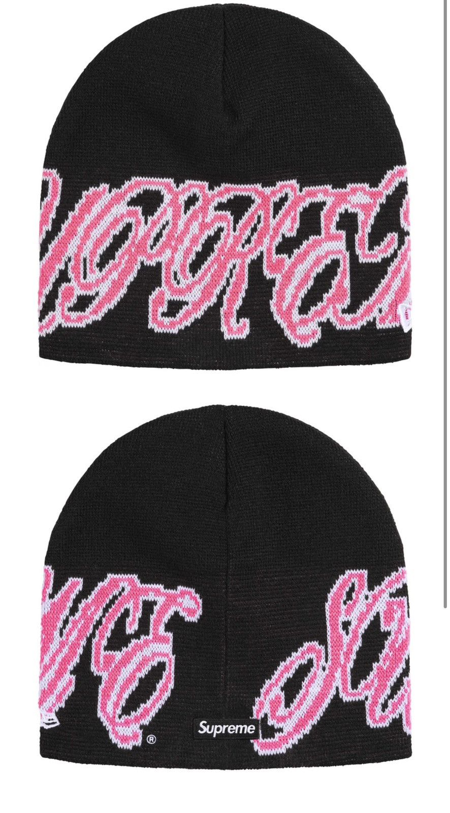 Supreme Supreme New Era Cursive Beanie | Grailed