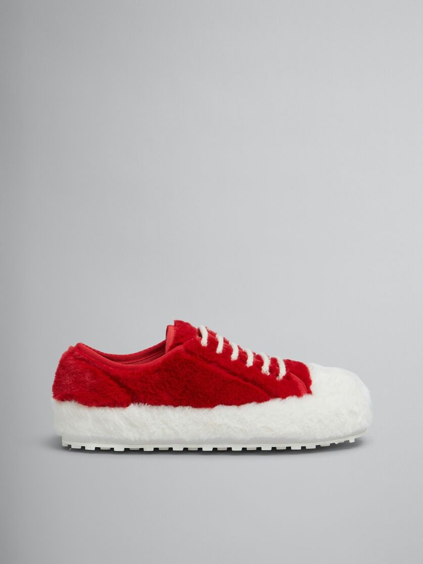 Marni o1w1db11225 Teddy Tennis Sneakers in Red/White Size US 10 / EU 43 - 1 Thumbnail