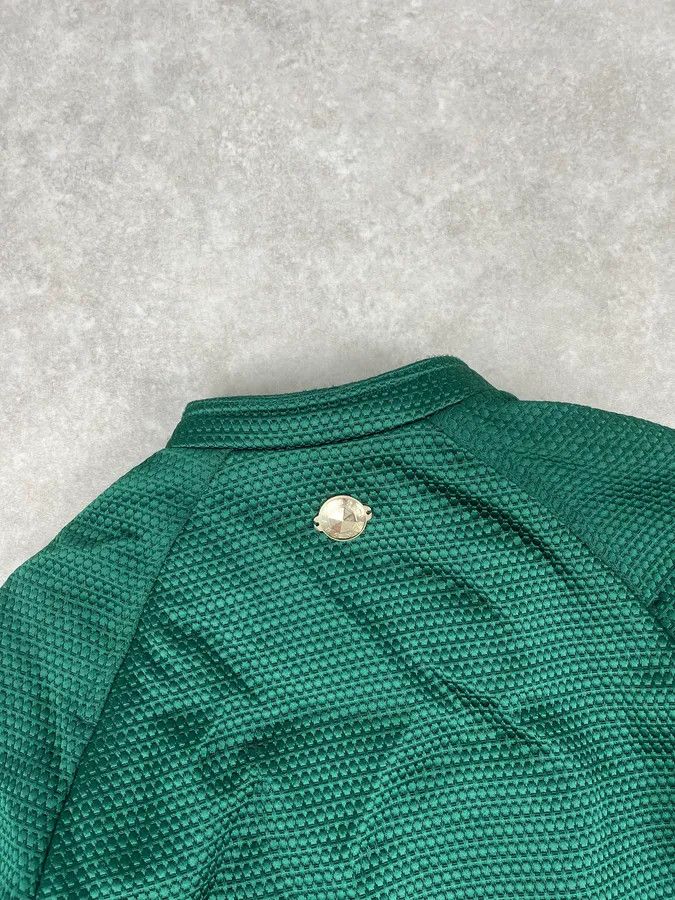 Versace Versace Italian Green Bomber Royal Jacket Size XS / US 0-2 / IT 36-38 - 7 Thumbnail